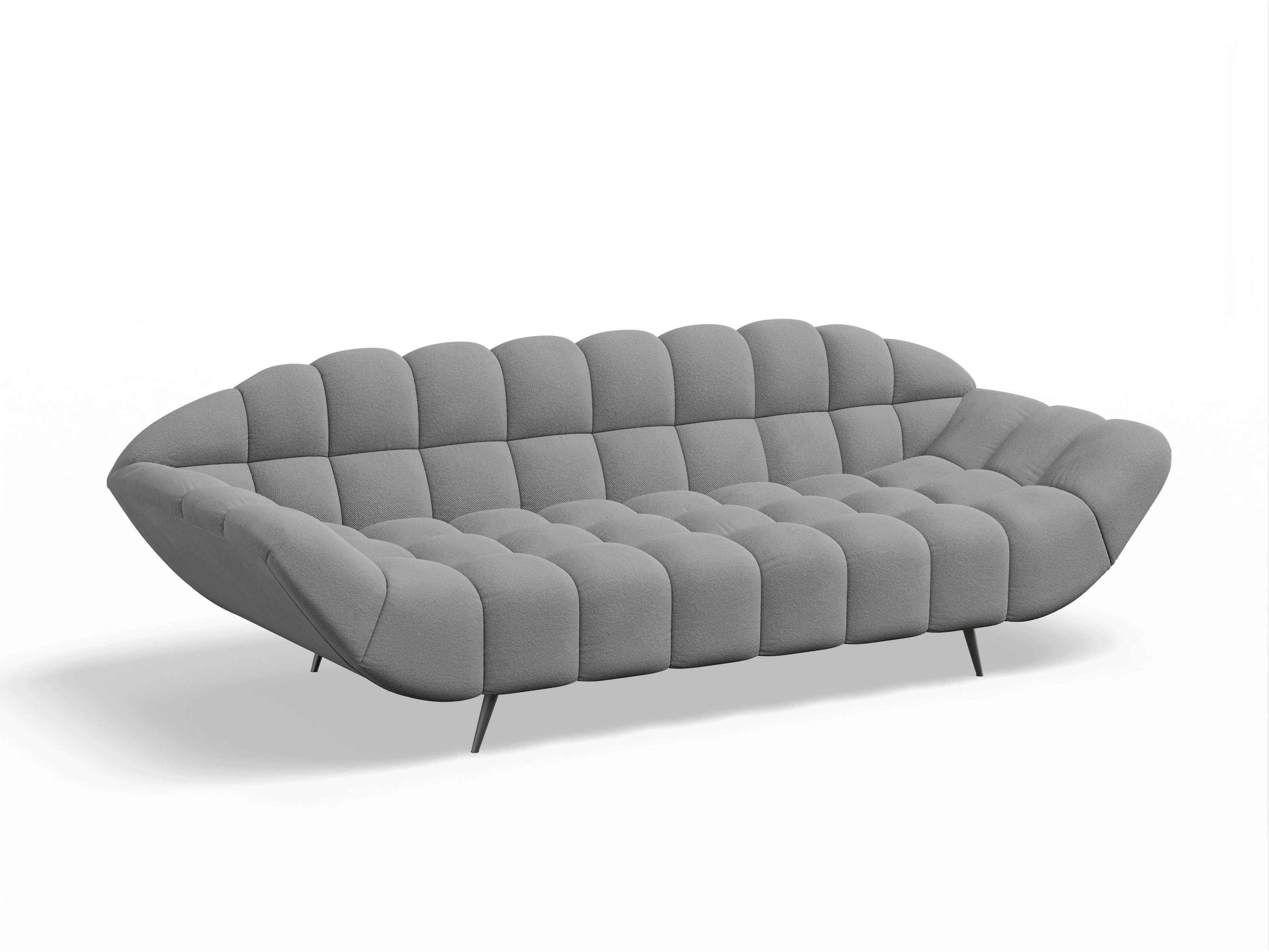 Ansicht des Produktes Girona-O 3-Sitzer Sofa in Stoff Grau