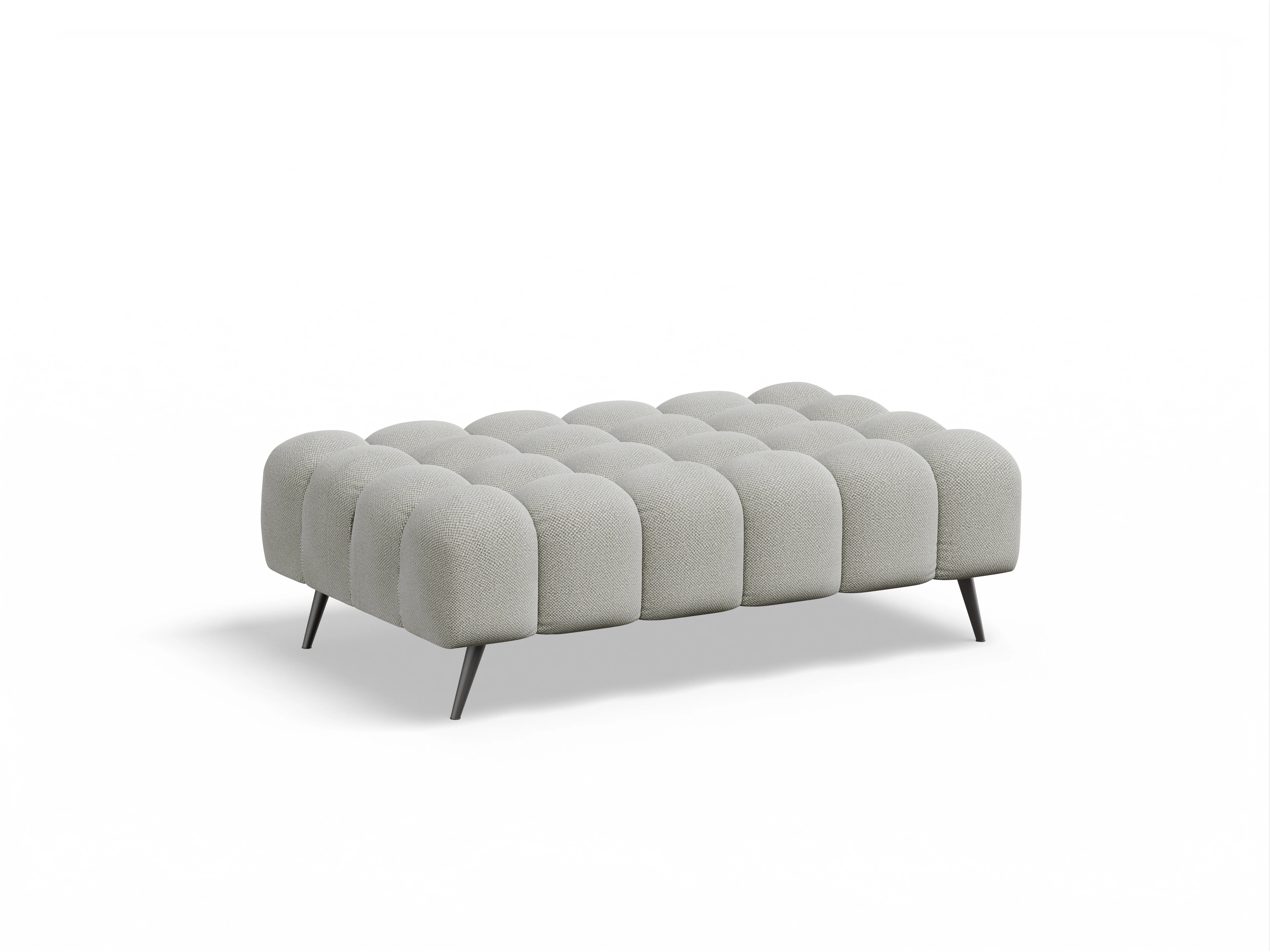 Ansicht des Produktes Girona-O Hocker in Stoff Beige