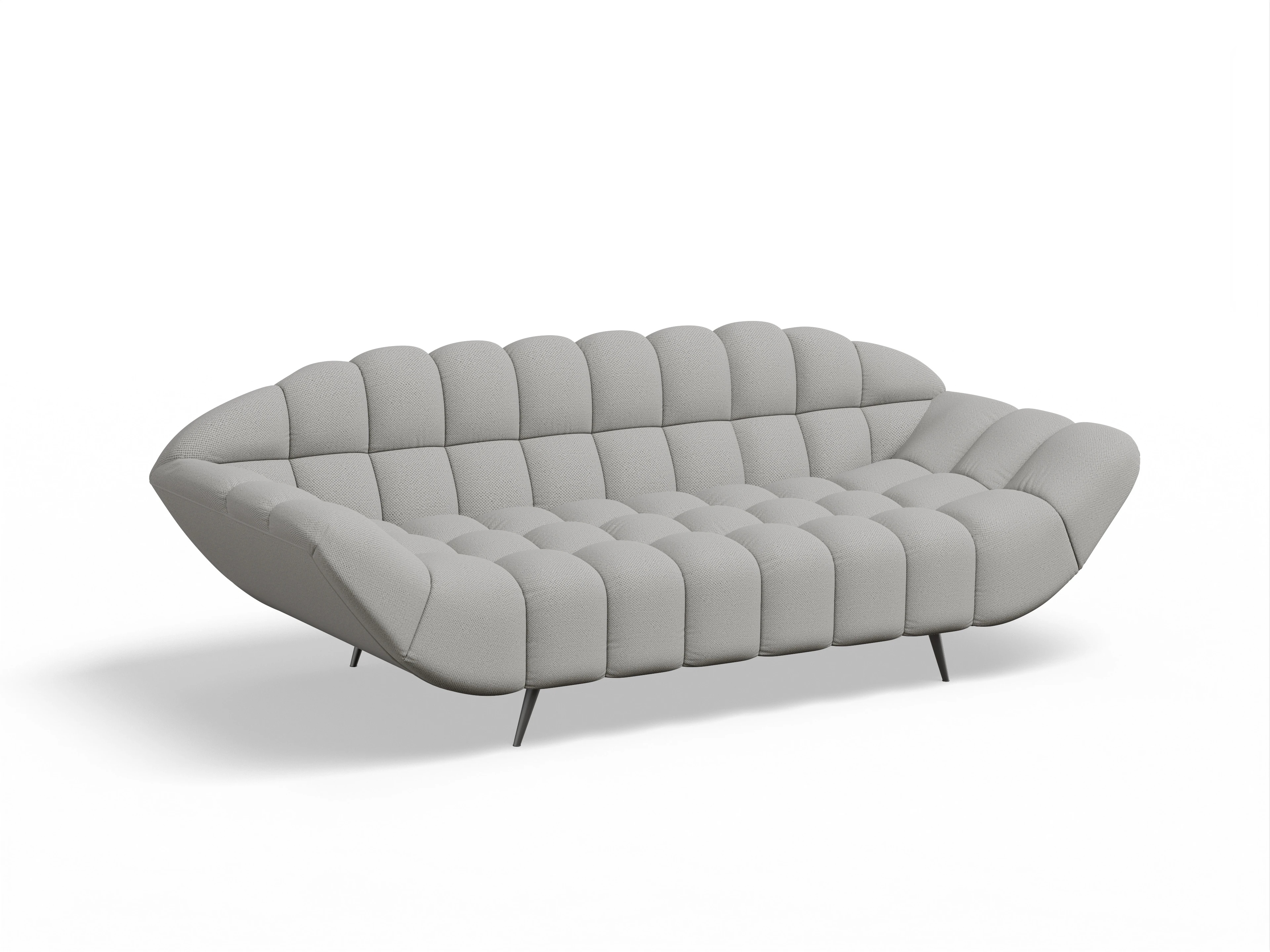 Girona 2-Sitzer Sofa Ansicht des Produktes Girona-O 2,5-Sitzer Sofa in Stoff Grau
