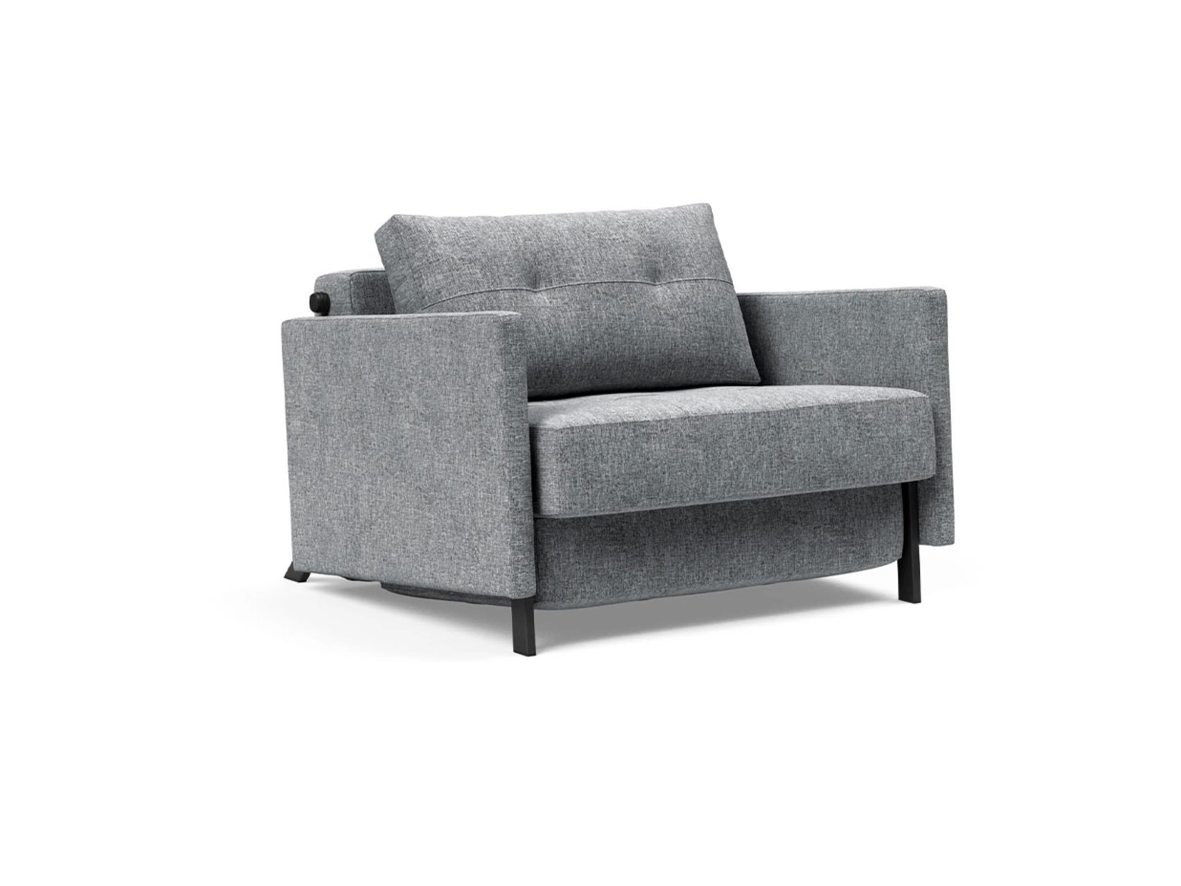 Ansicht des Produktes Cubed Schlafsessel in Stoff Grau