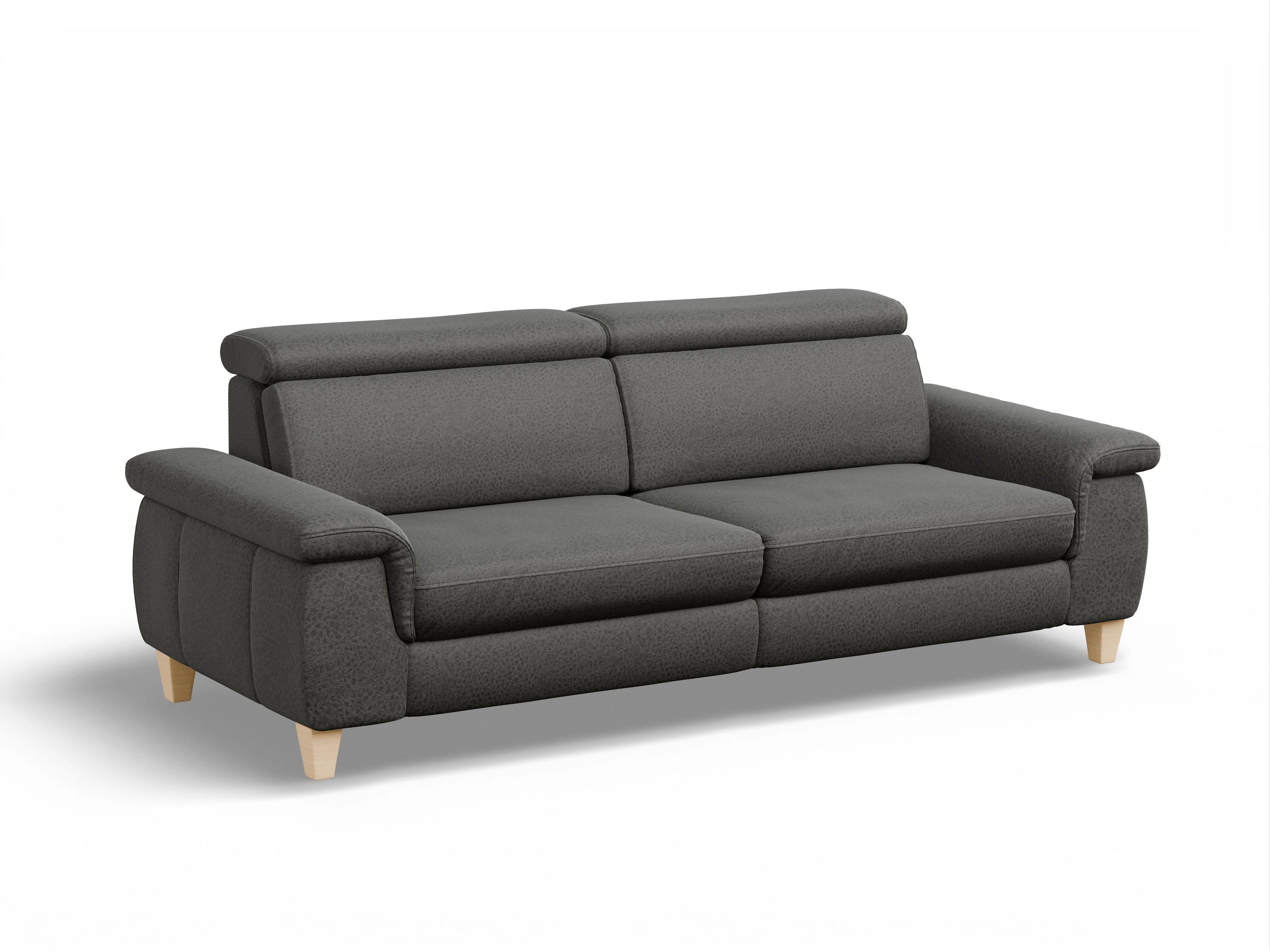 München 3-Sitzer Sofa Ansicht des Produktes München 3-Sitzer Sofa in Stoff Grau