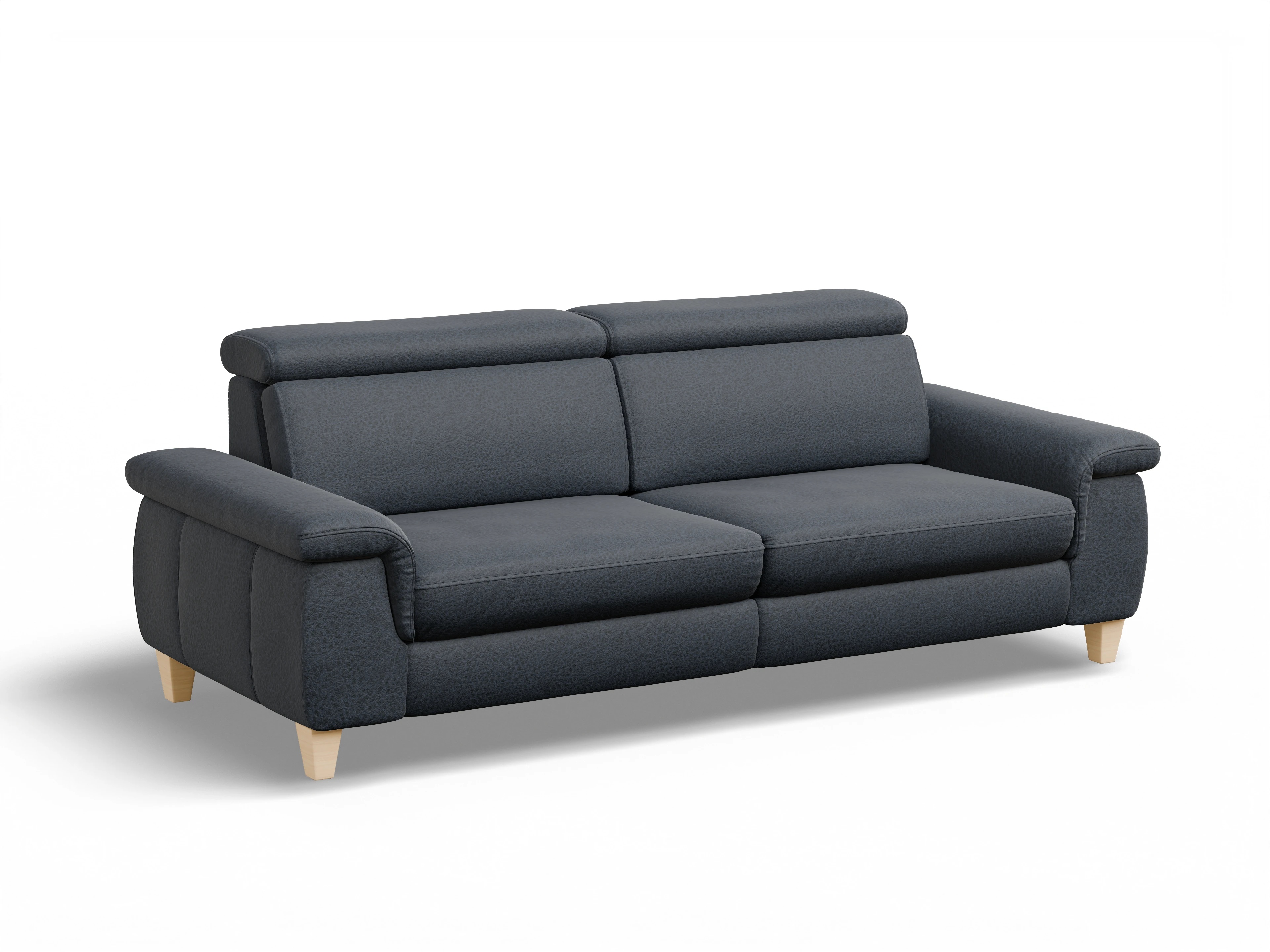 Ansicht des Produktes München 3-Sitzer Sofa in Stoff Blau