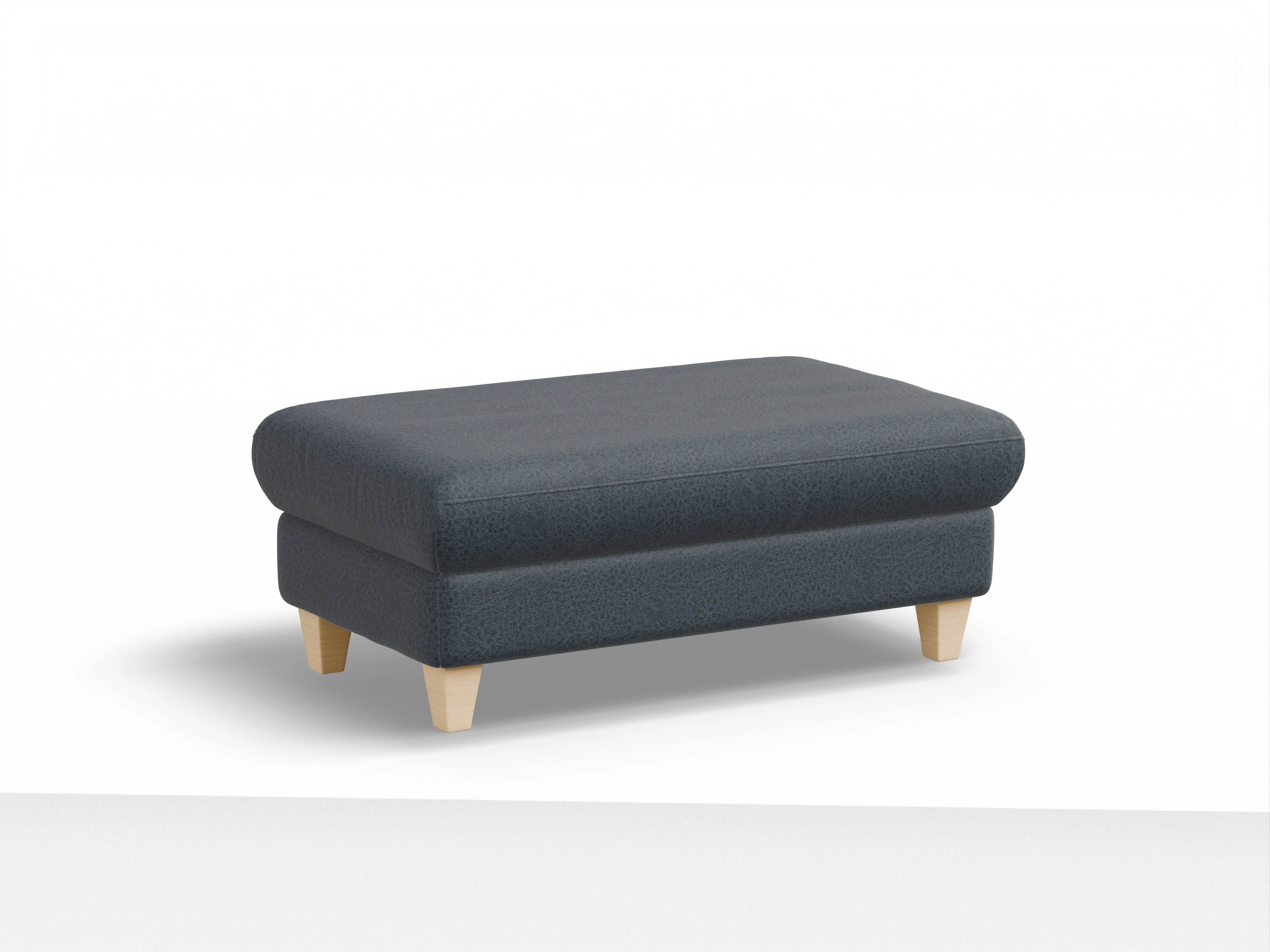Ansicht des Produktes München Hocker in Stoff Blau