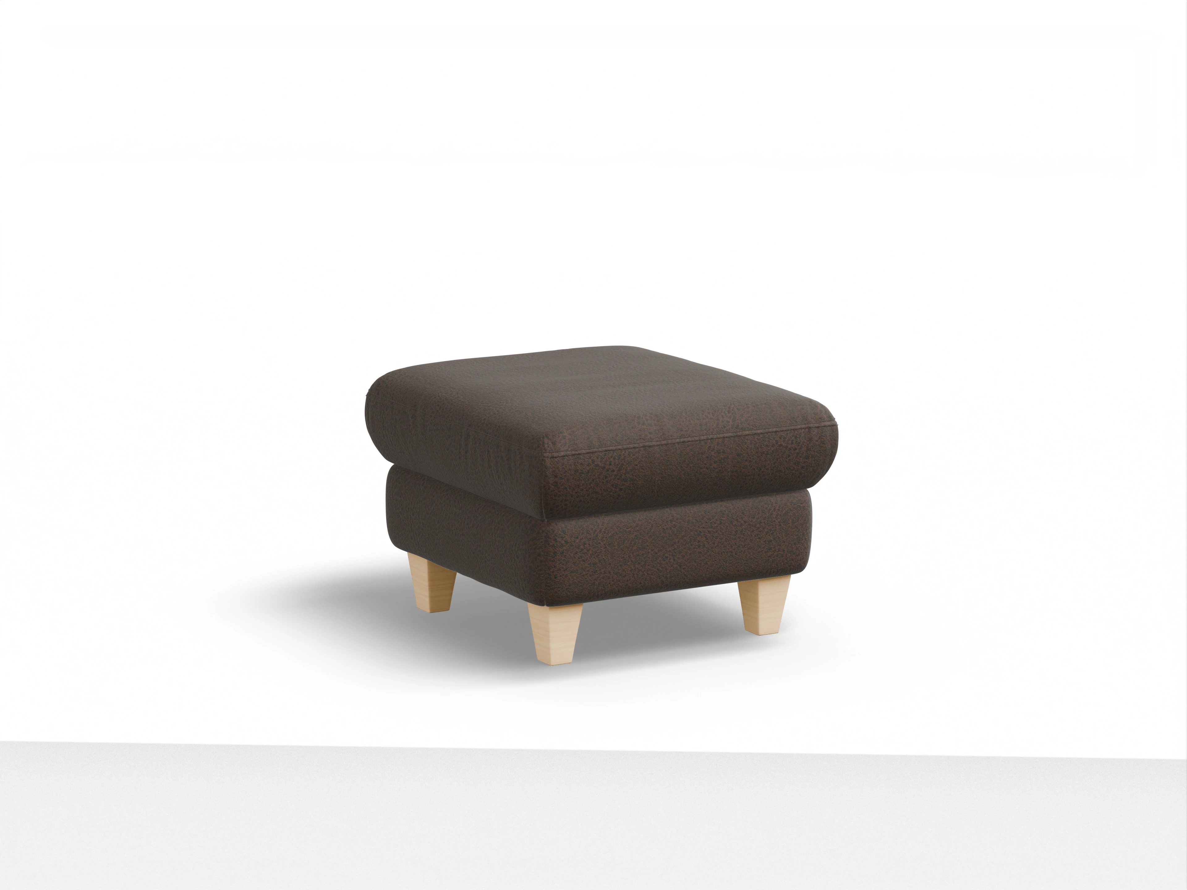 Ansicht des Produktes München Hocker in Stoff Braun