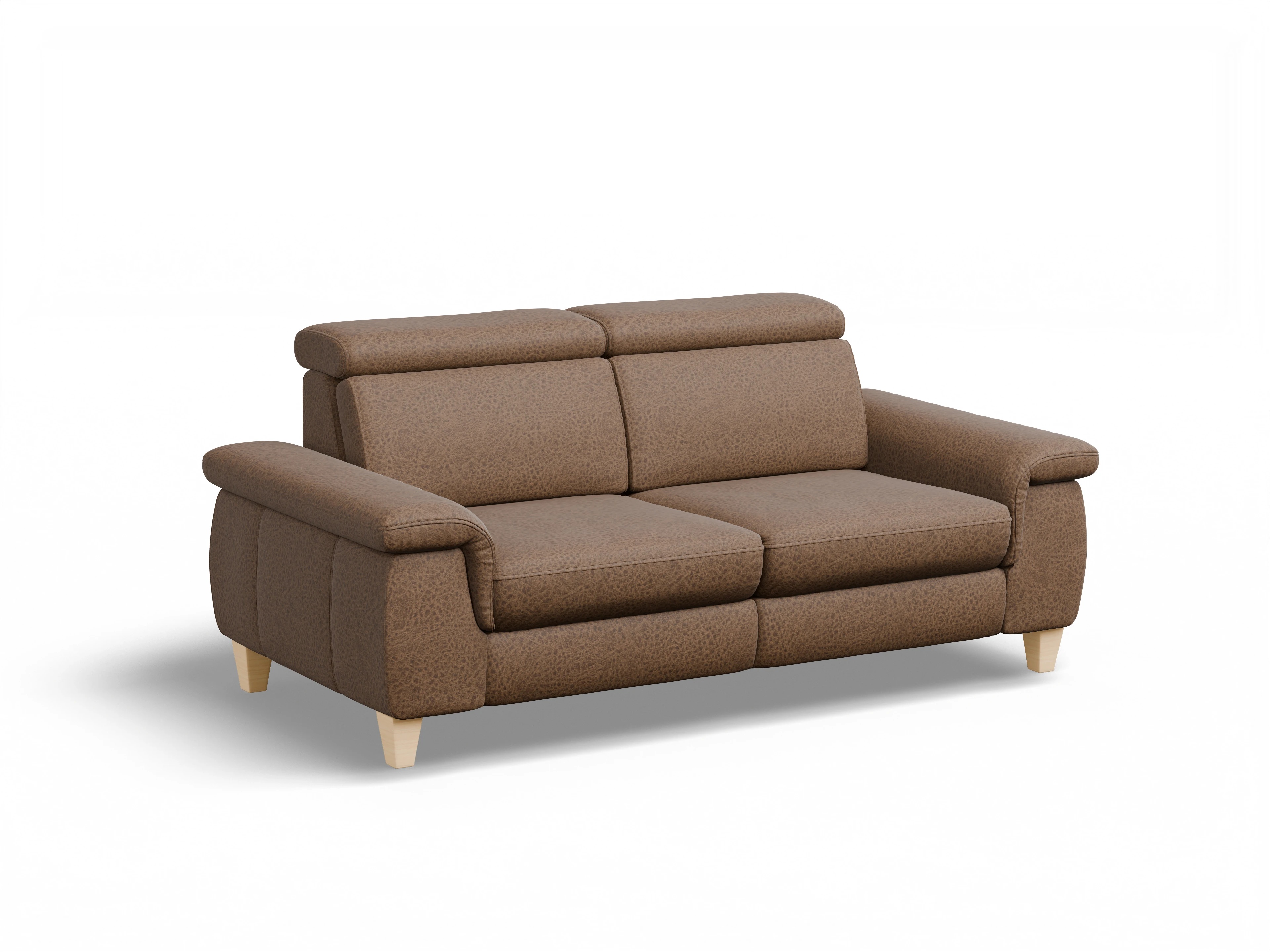 Ansicht des Produktes München 2,5-Sitzer Sofa in Stoff Braun