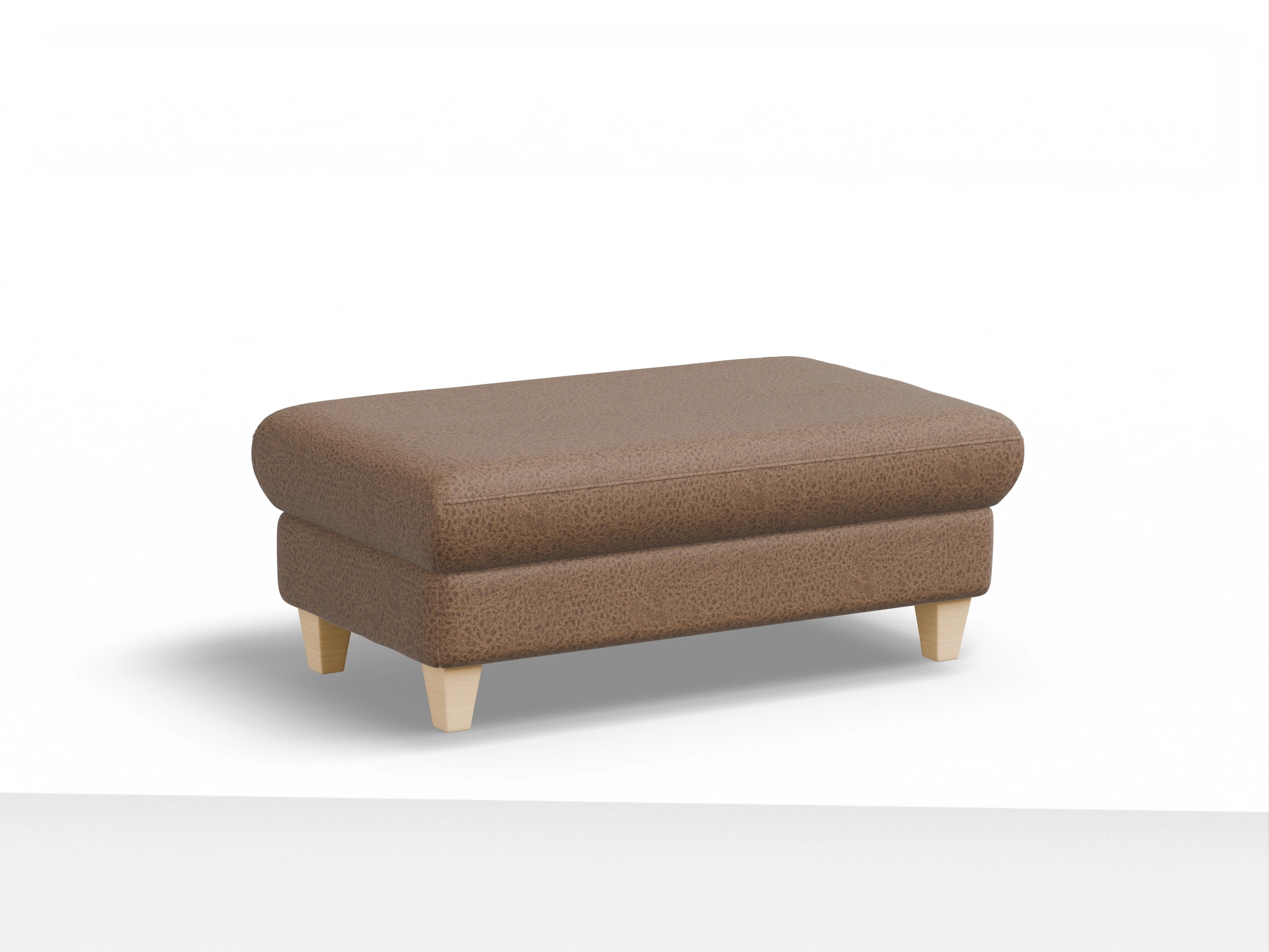 Ansicht des Produktes München Hocker in Stoff Braun