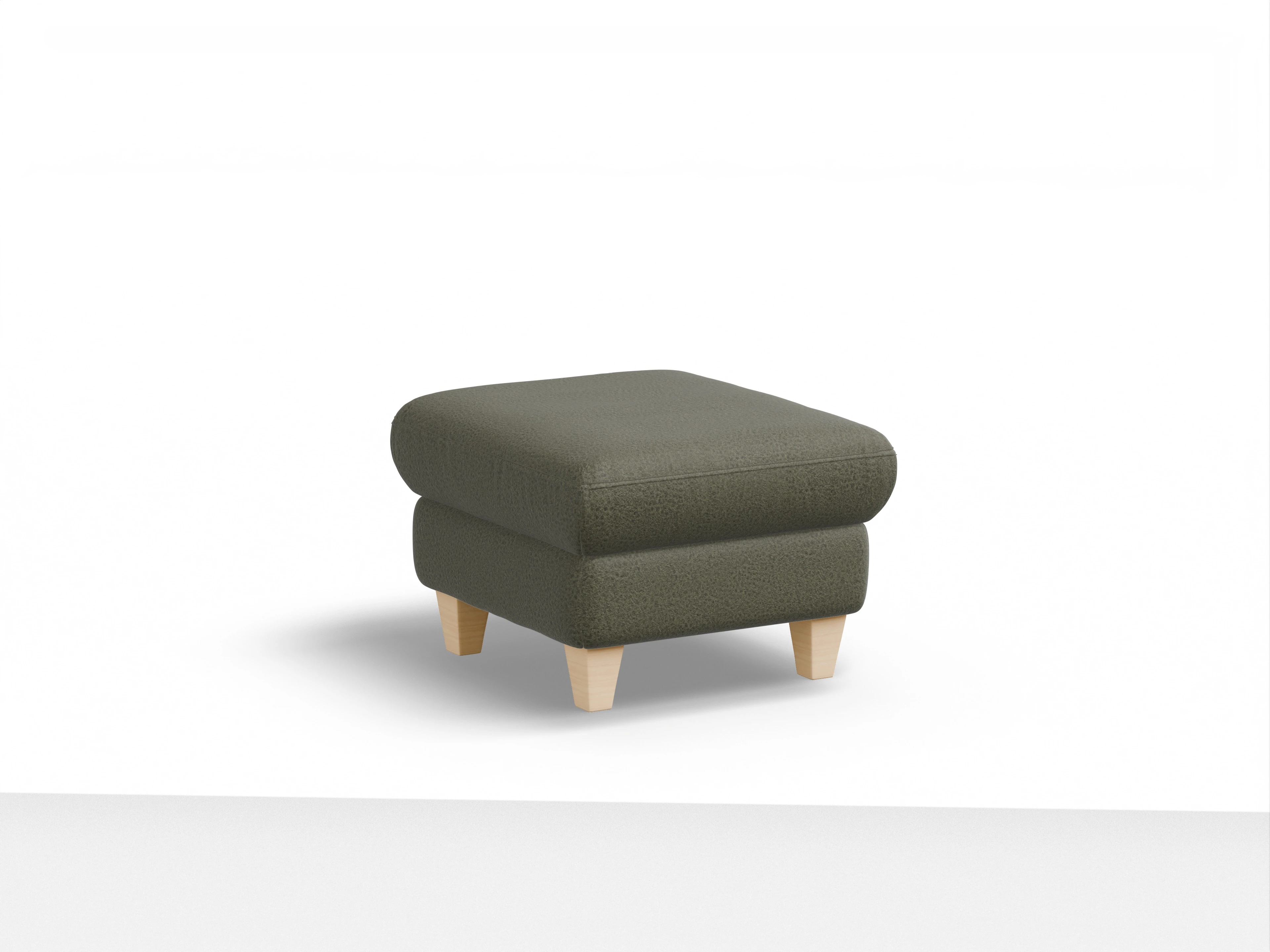 Ansicht des Produktes München Hocker in Stoff Grün