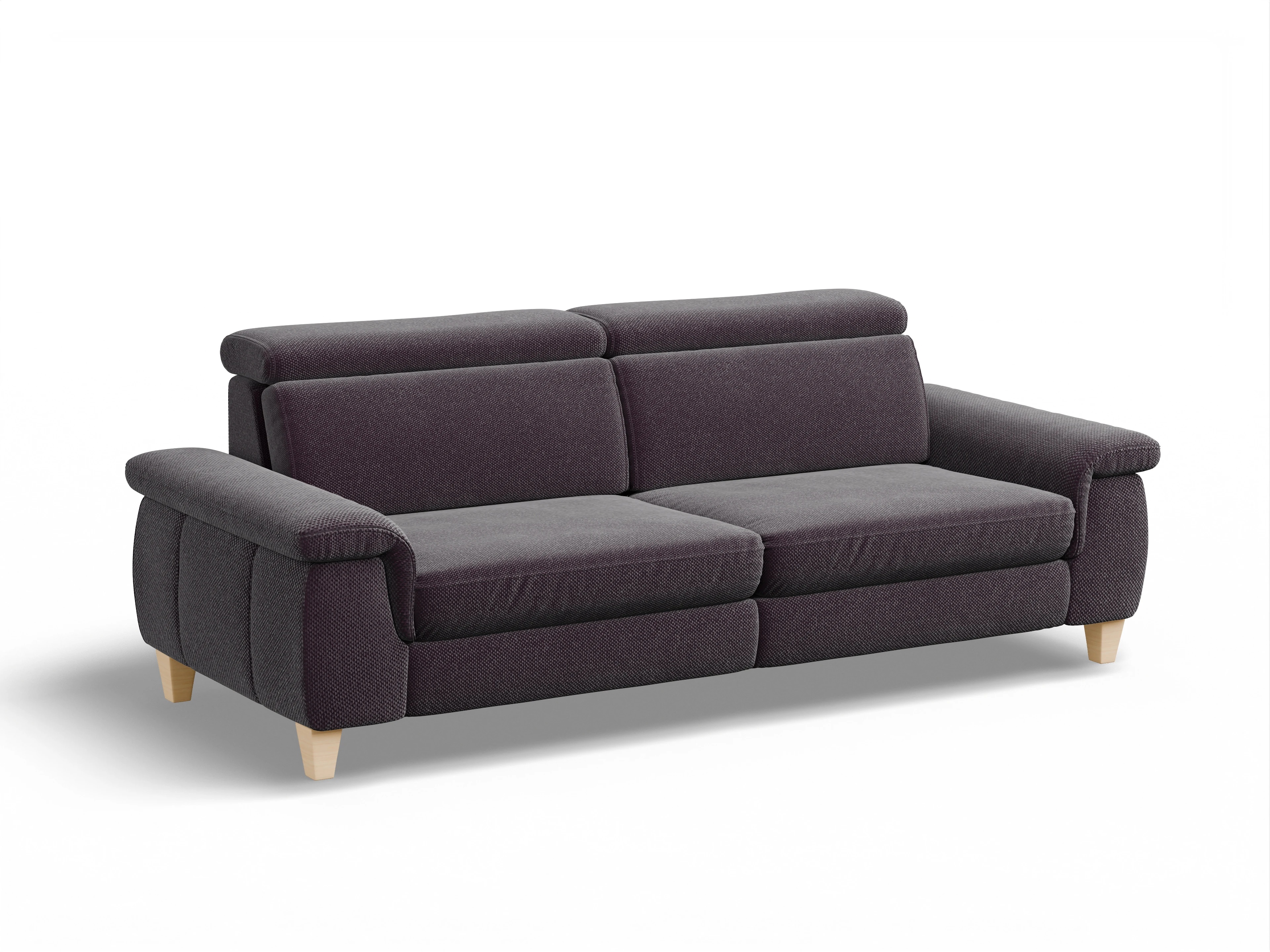 Ansicht des Produktes München 3-Sitzer Sofa in Stoff Rot