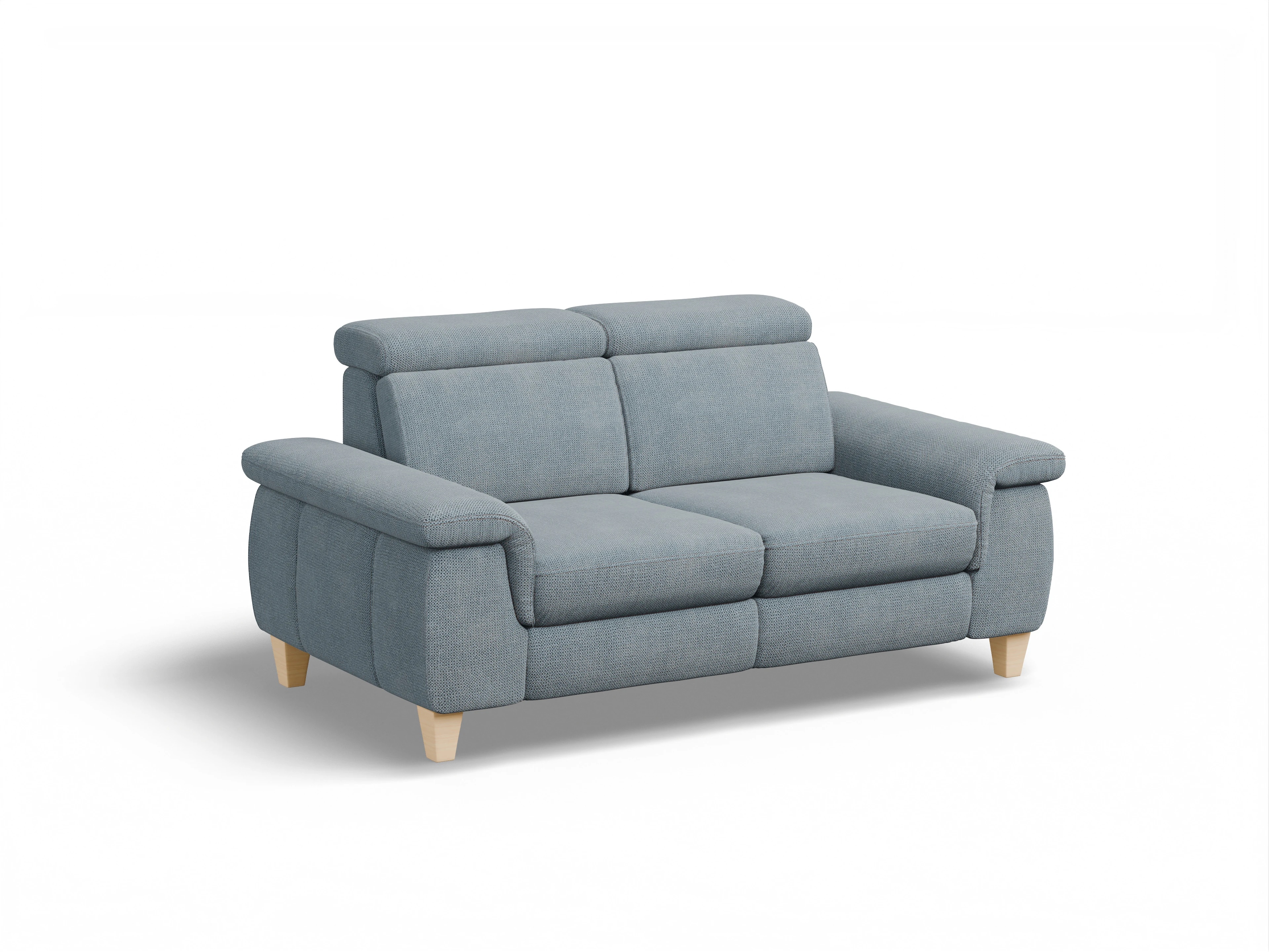 München 2-Sitzer Sofa Ansicht des Produktes München 2-Sitzer Sofa in Stoff Blau