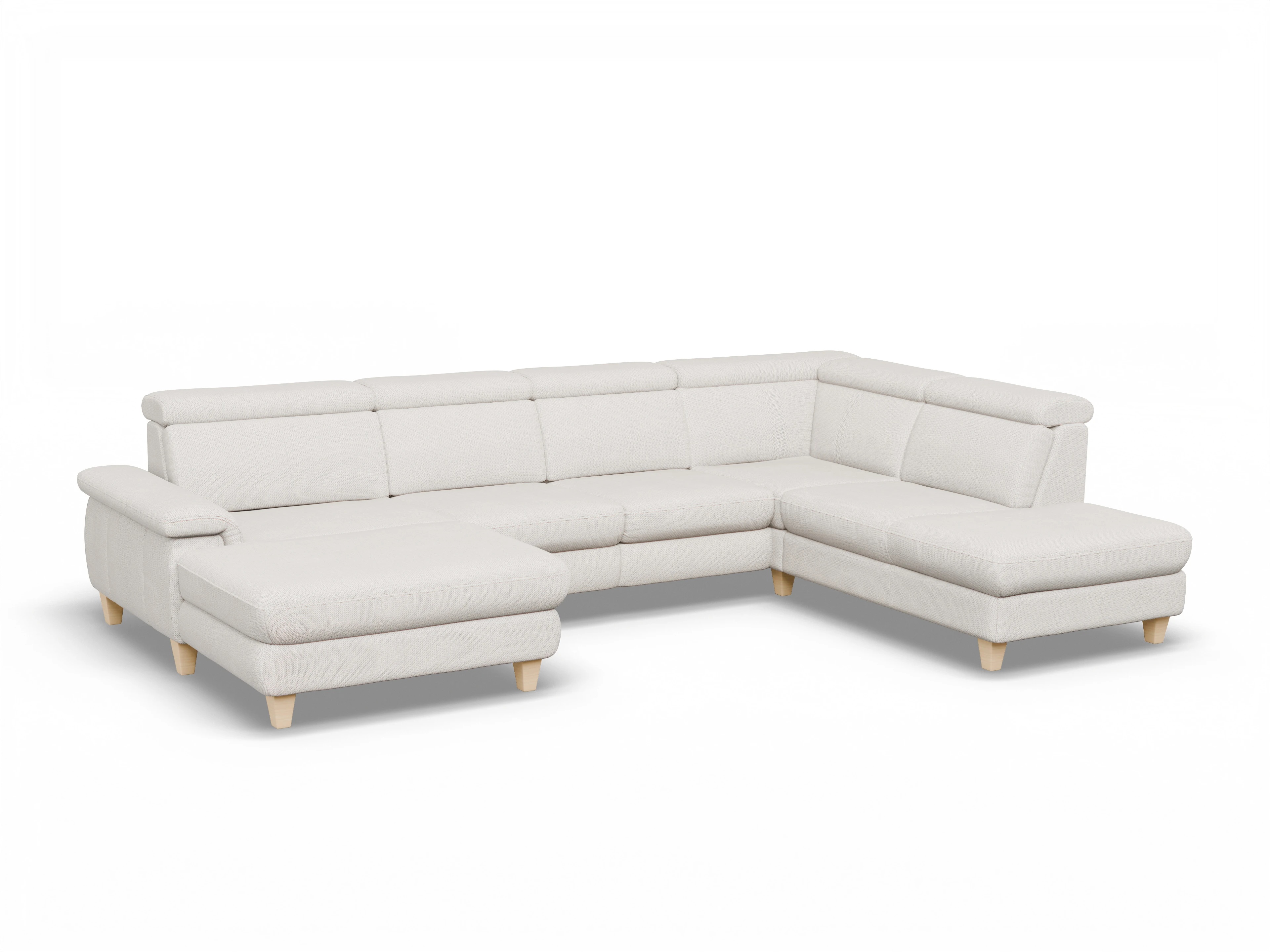 München OTLOgroß Medium R Ansicht des Produktes München Wohnlandschaft offen beidseitig in Stoff Beige