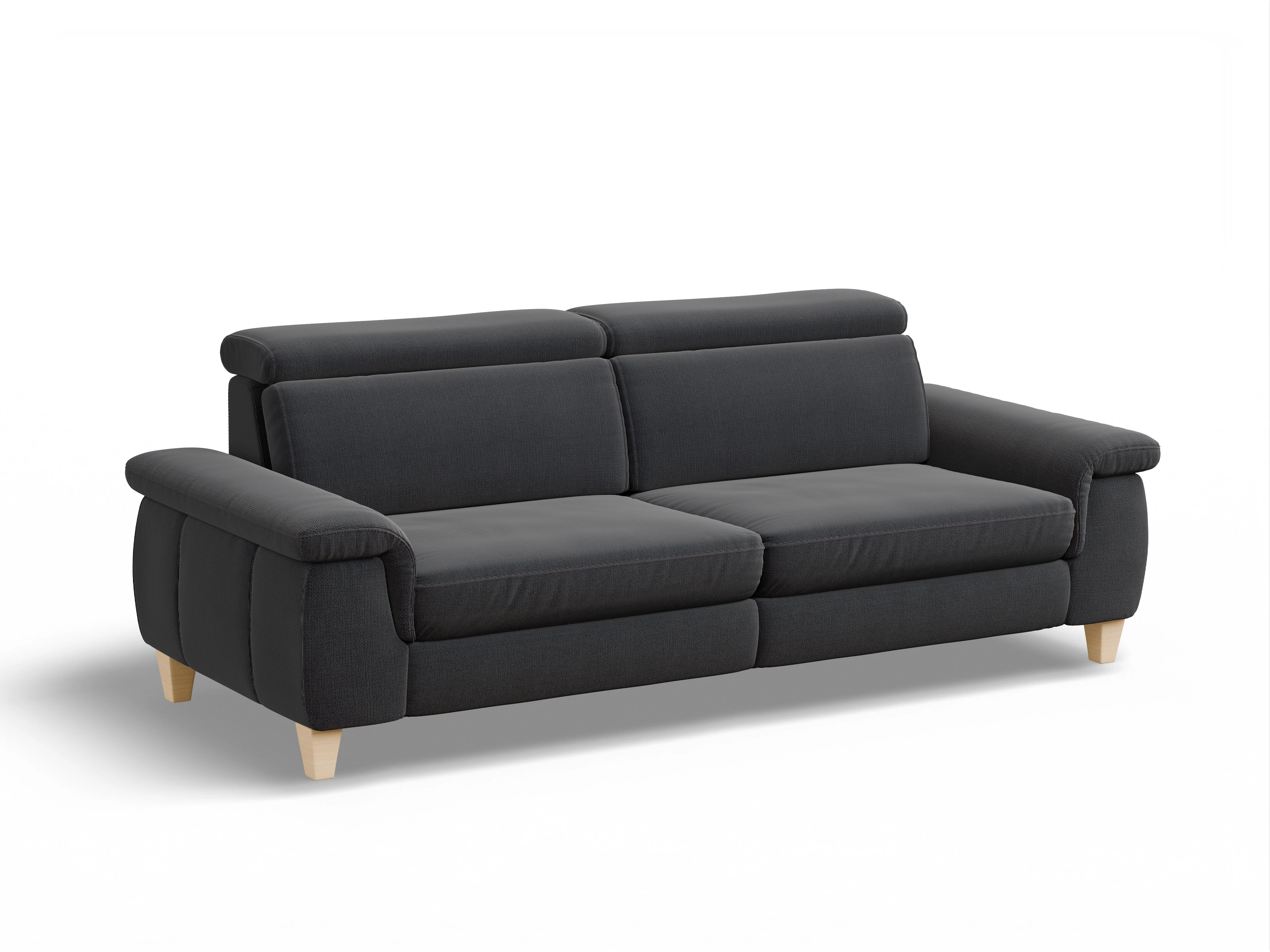 München 3-Sitzer Sofa Ansicht des Produktes München 3-Sitzer Sofa in Stoff Blau