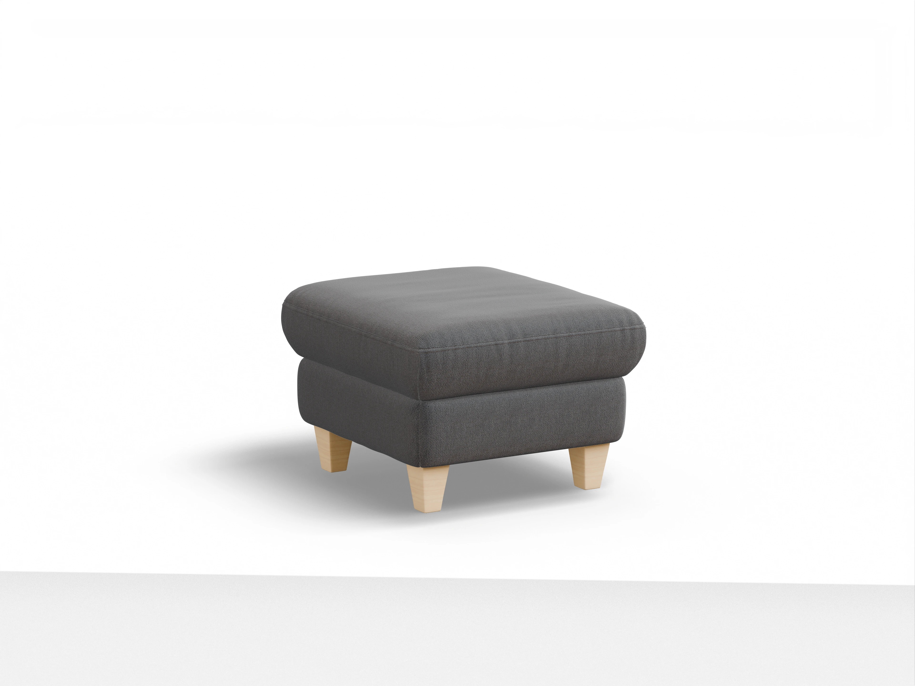 Ansicht des Produktes München Hocker in Stoff Blau