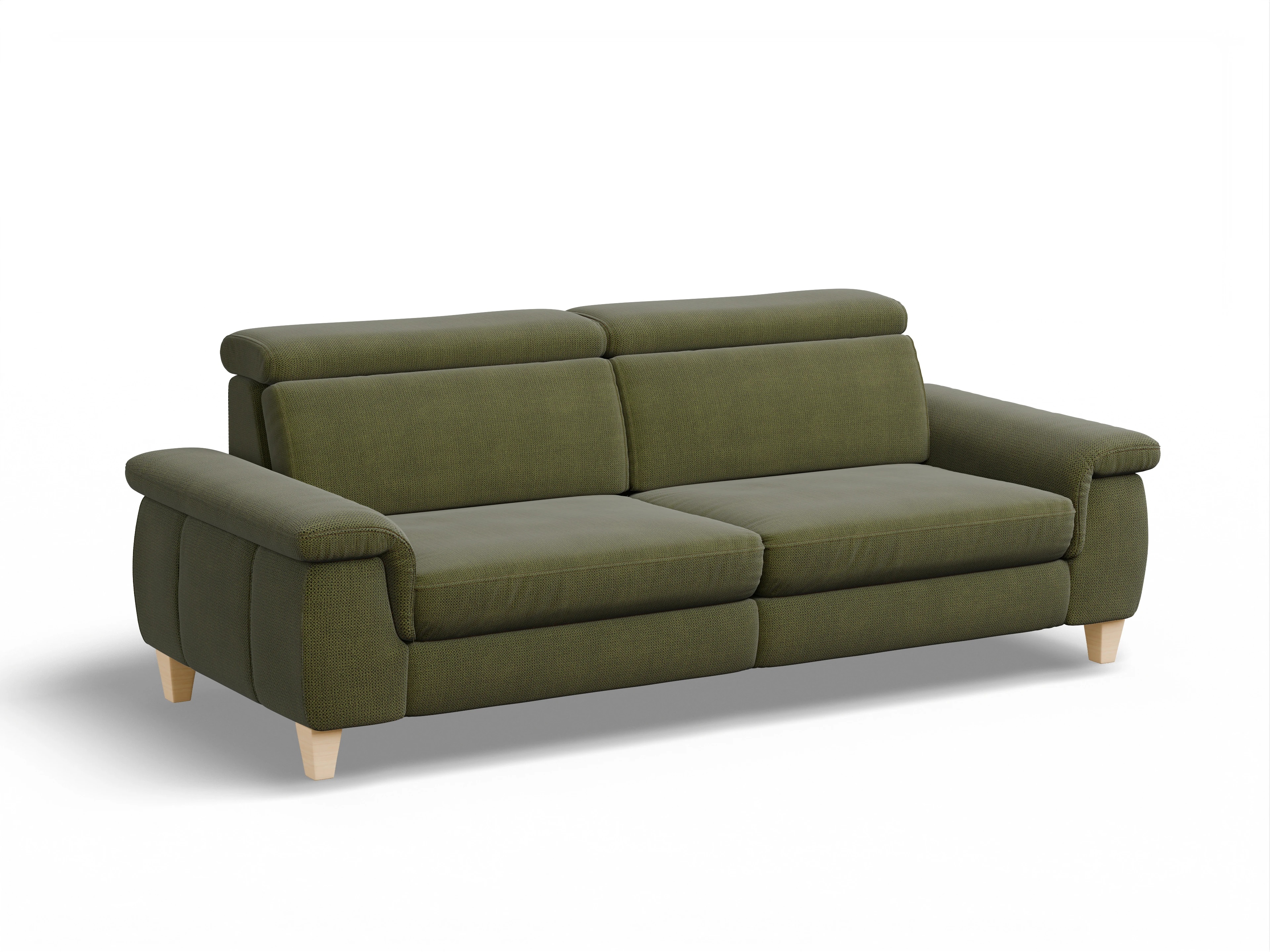Ansicht des Produktes München 3-Sitzer Sofa in Stoff Grün