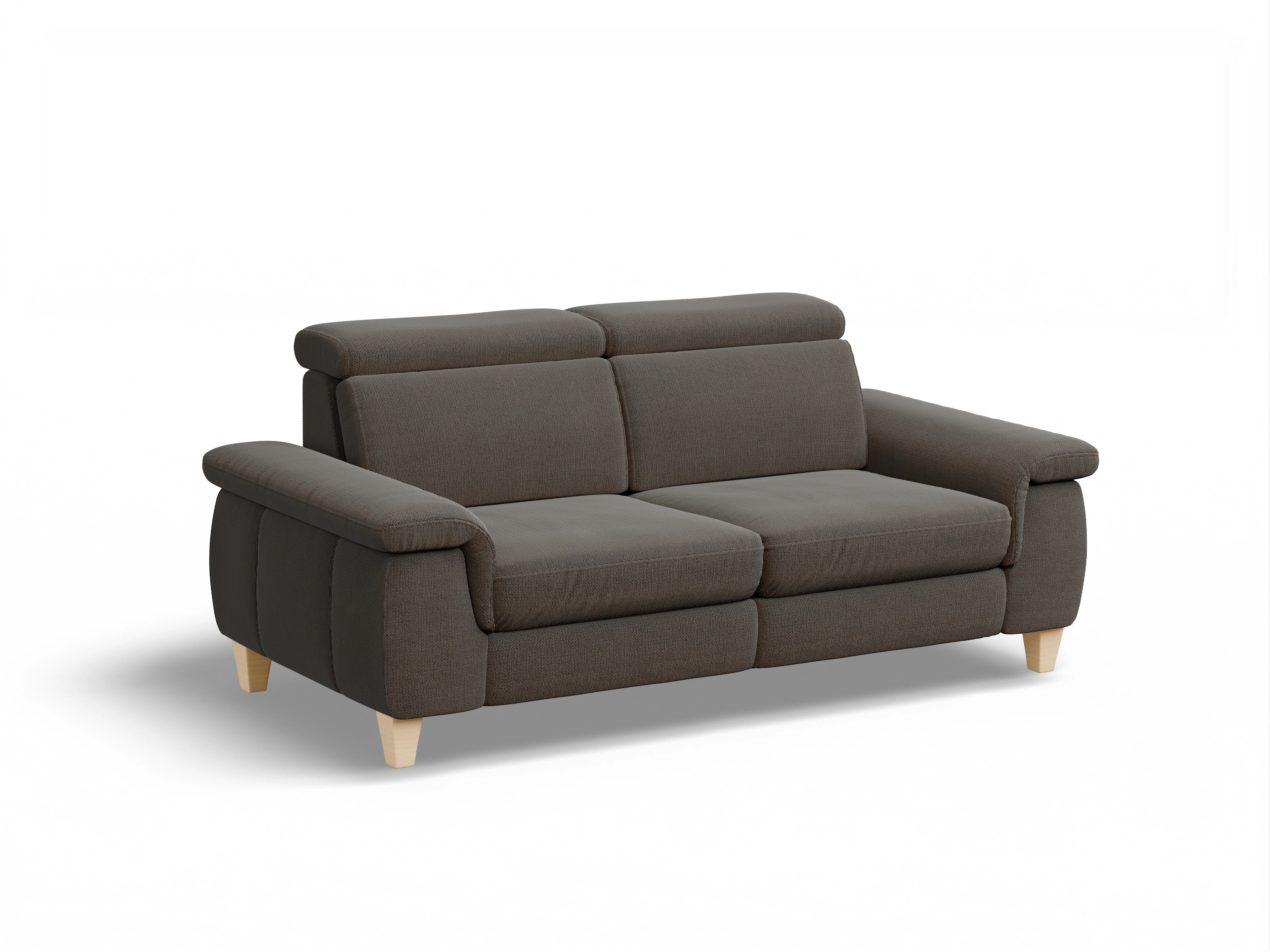 München 2,5-Sitzer Sofa Ansicht des Produktes München 2,5-Sitzer Sofa in Stoff Braun