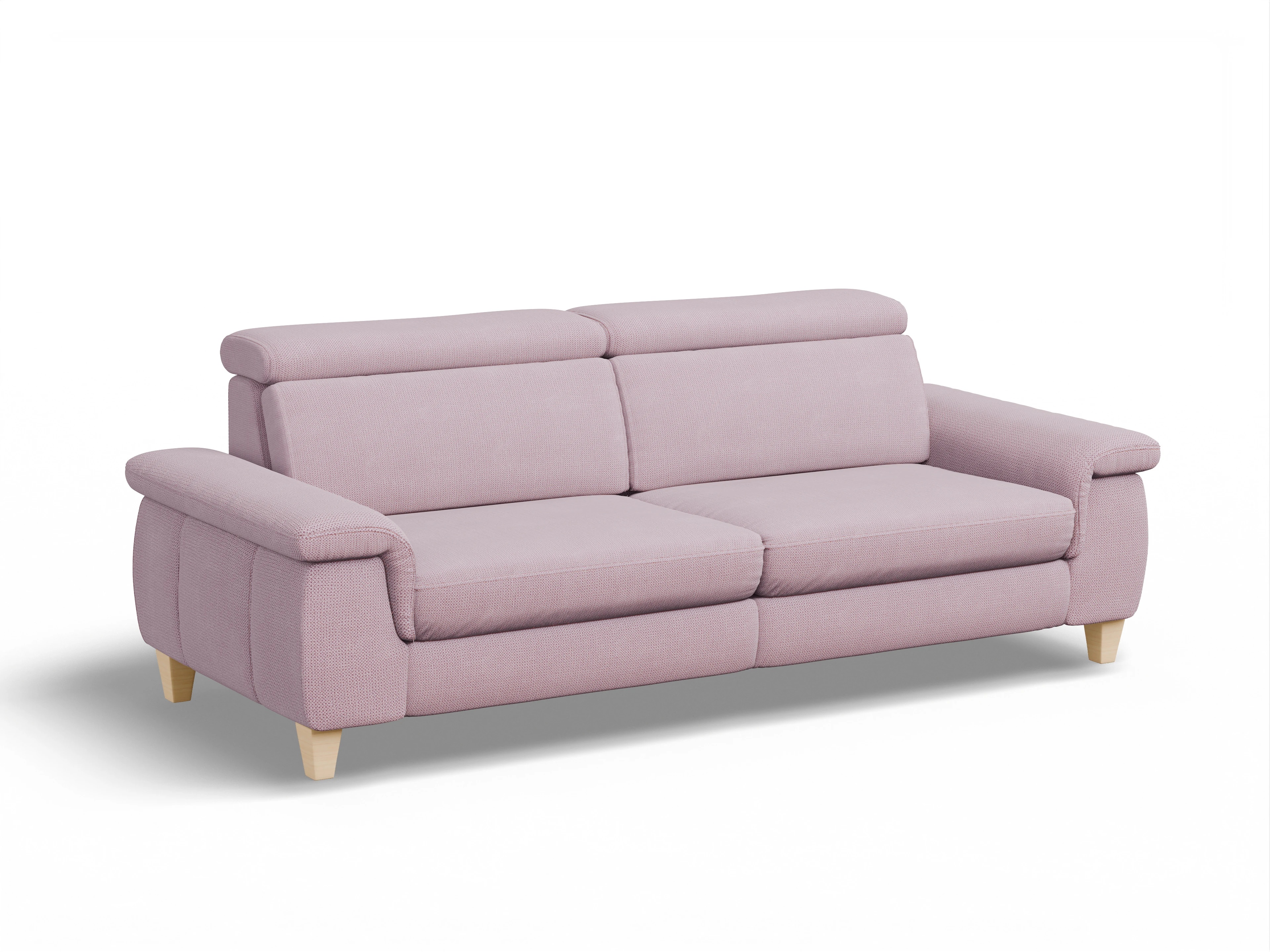Ansicht des Produktes München 3-Sitzer Sofa in Stoff Rosa