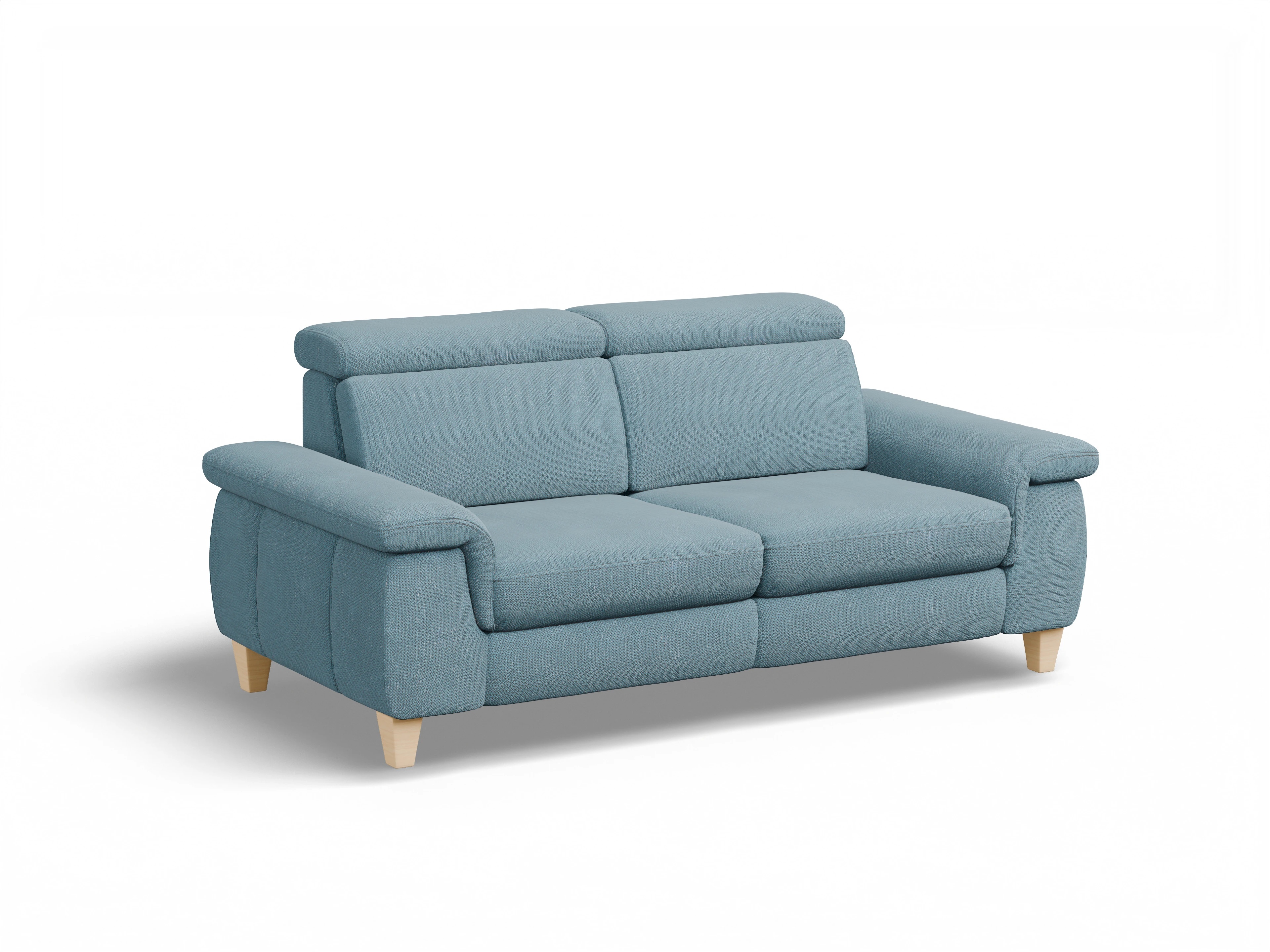 München 2,5-Sitzer Sofa Ansicht des Produktes München 2,5-Sitzer Sofa in Stoff Blau