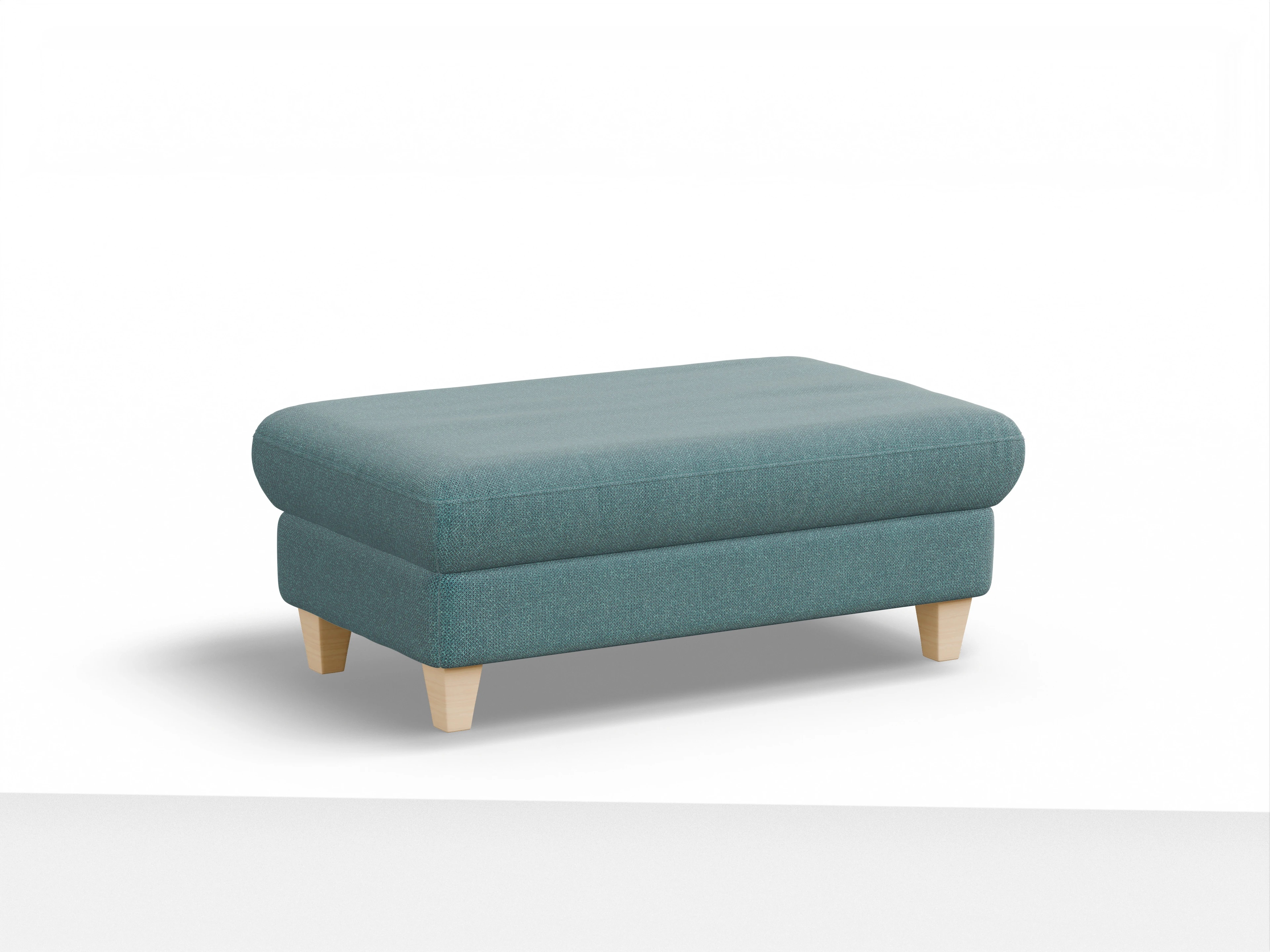 Ansicht des Produktes München Hocker in Stoff Blau