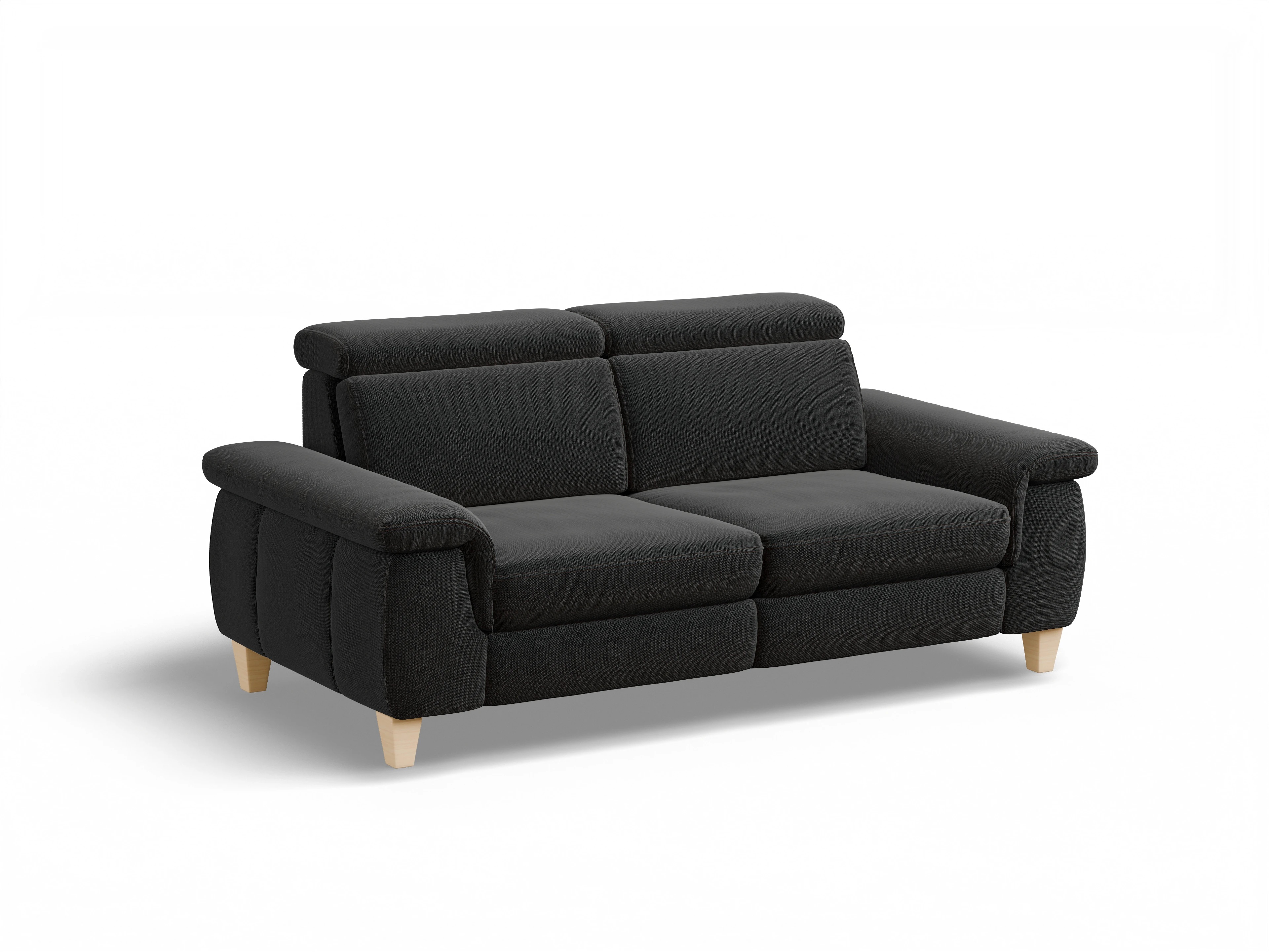 Ansicht des Produktes München 2,5-Sitzer Sofa in Stoff Schwarz