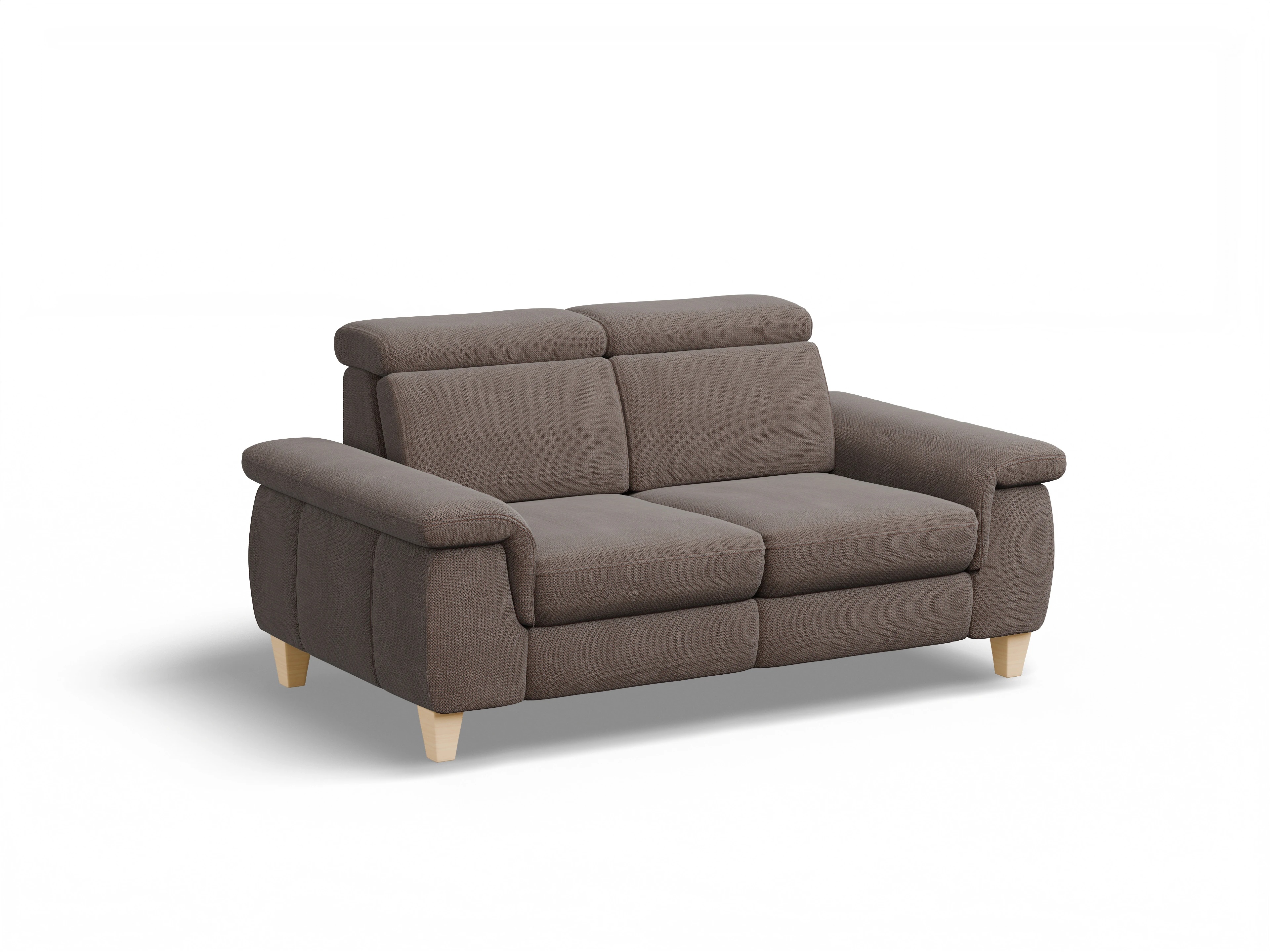 Ansicht des Produktes München 2-Sitzer Sofa in Stoff Braun