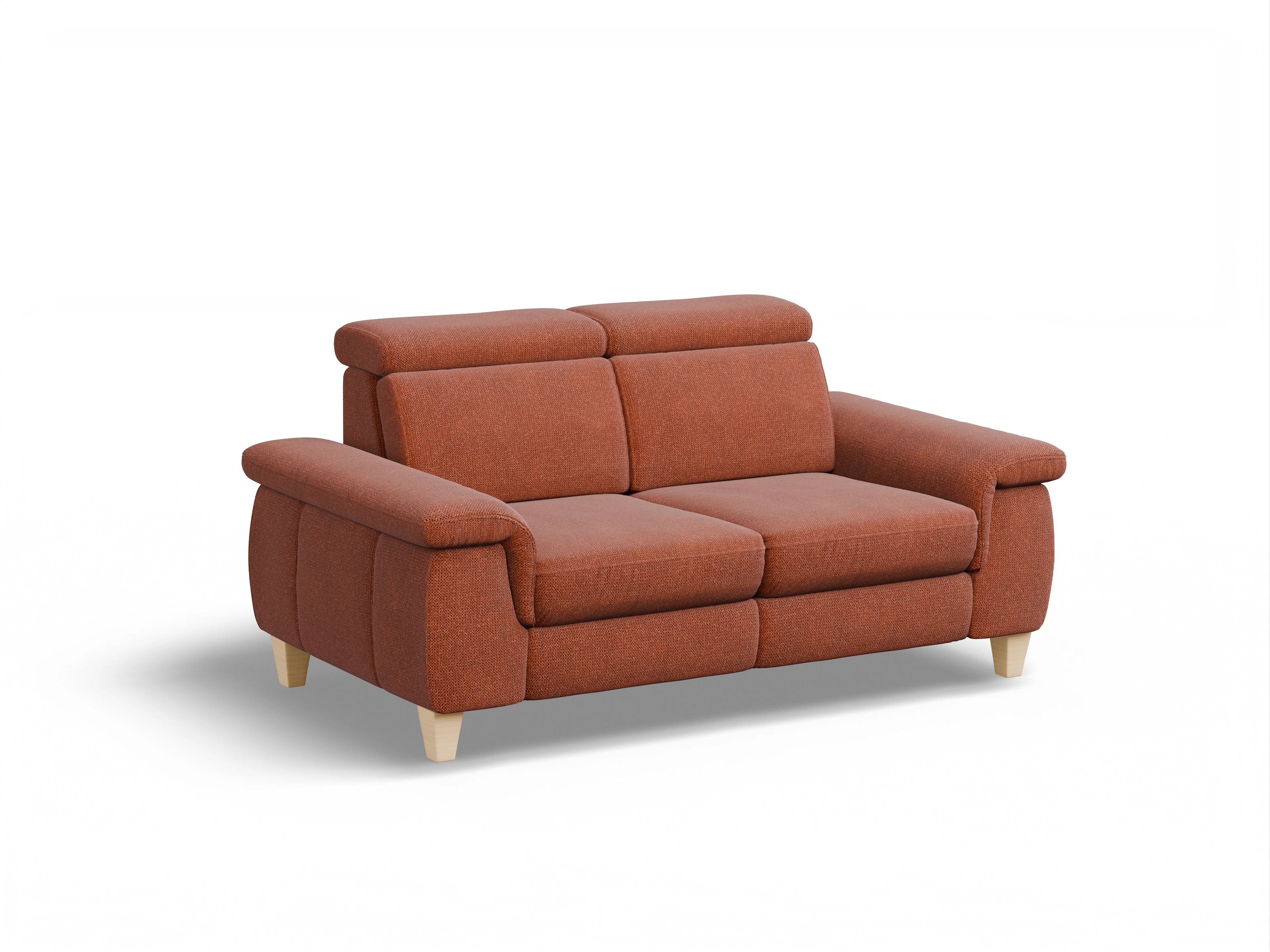 München 2-Sitzer Sofa Ansicht des Produktes München 2-Sitzer Sofa in Stoff Rot