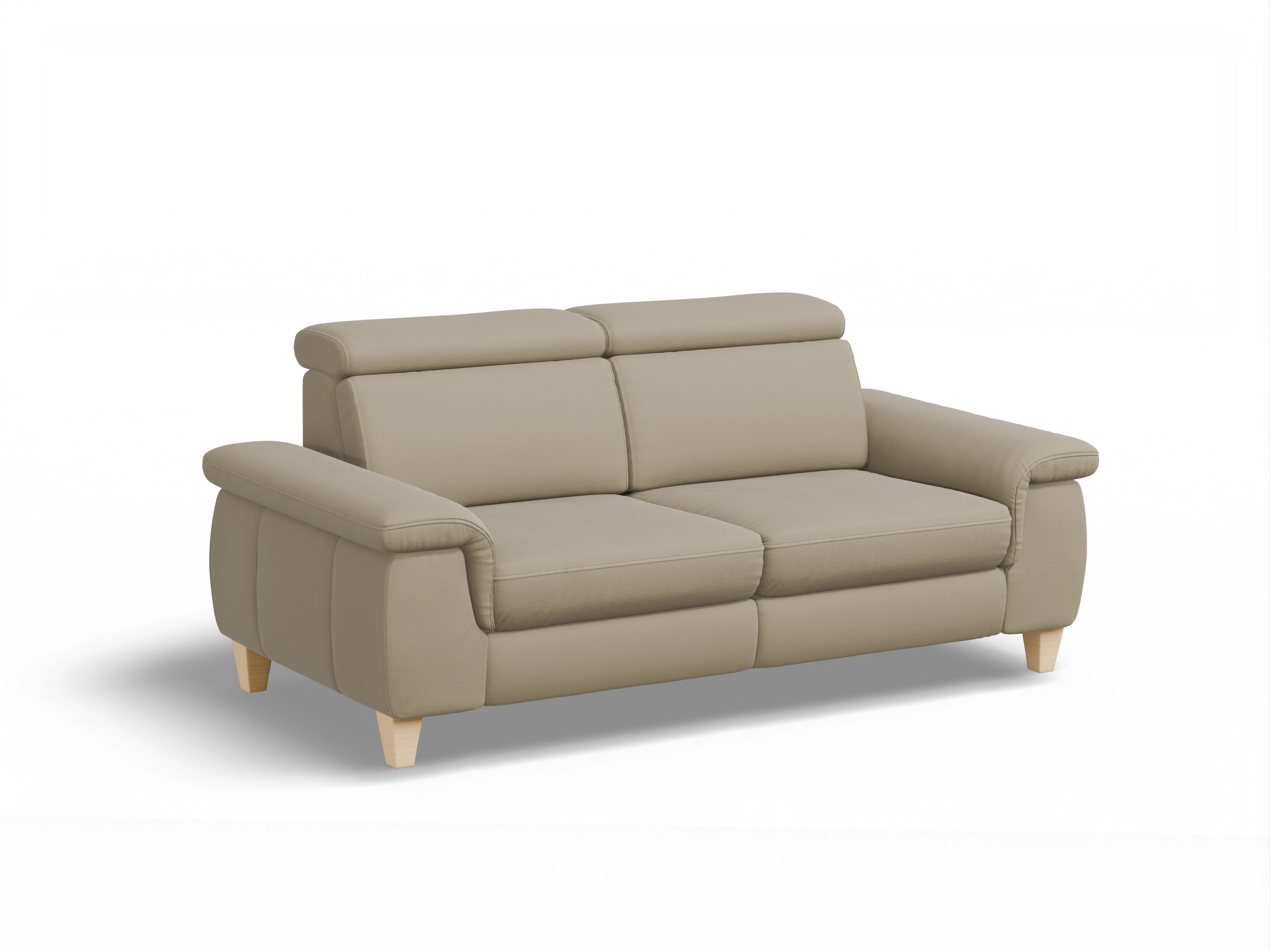 München 2,5-Sitzer Sofa Ansicht des Produktes München 2,5-Sitzer Sofa in Leder Braun