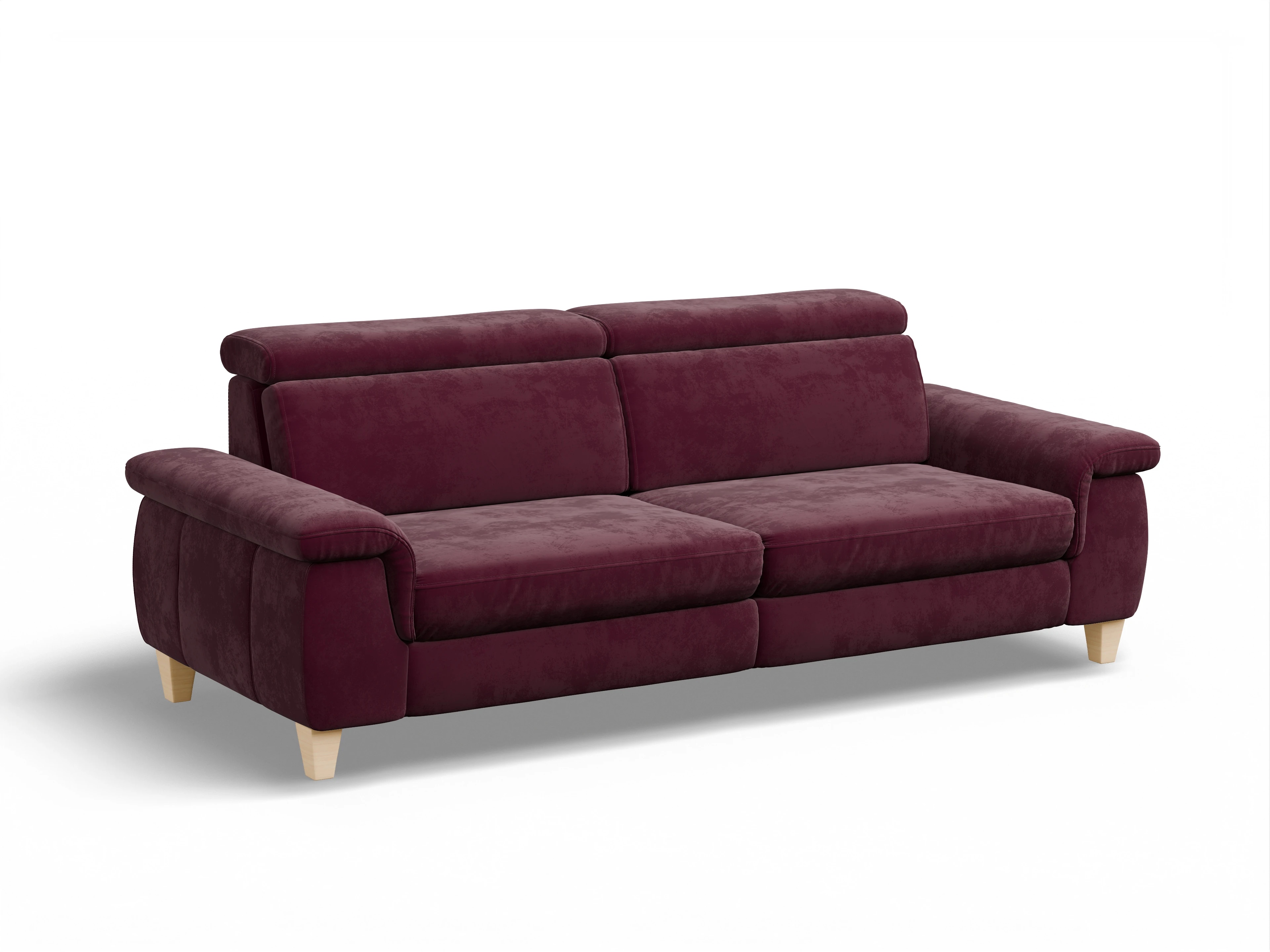 Ansicht des Produktes München 3-Sitzer Sofa in Stoff Blau