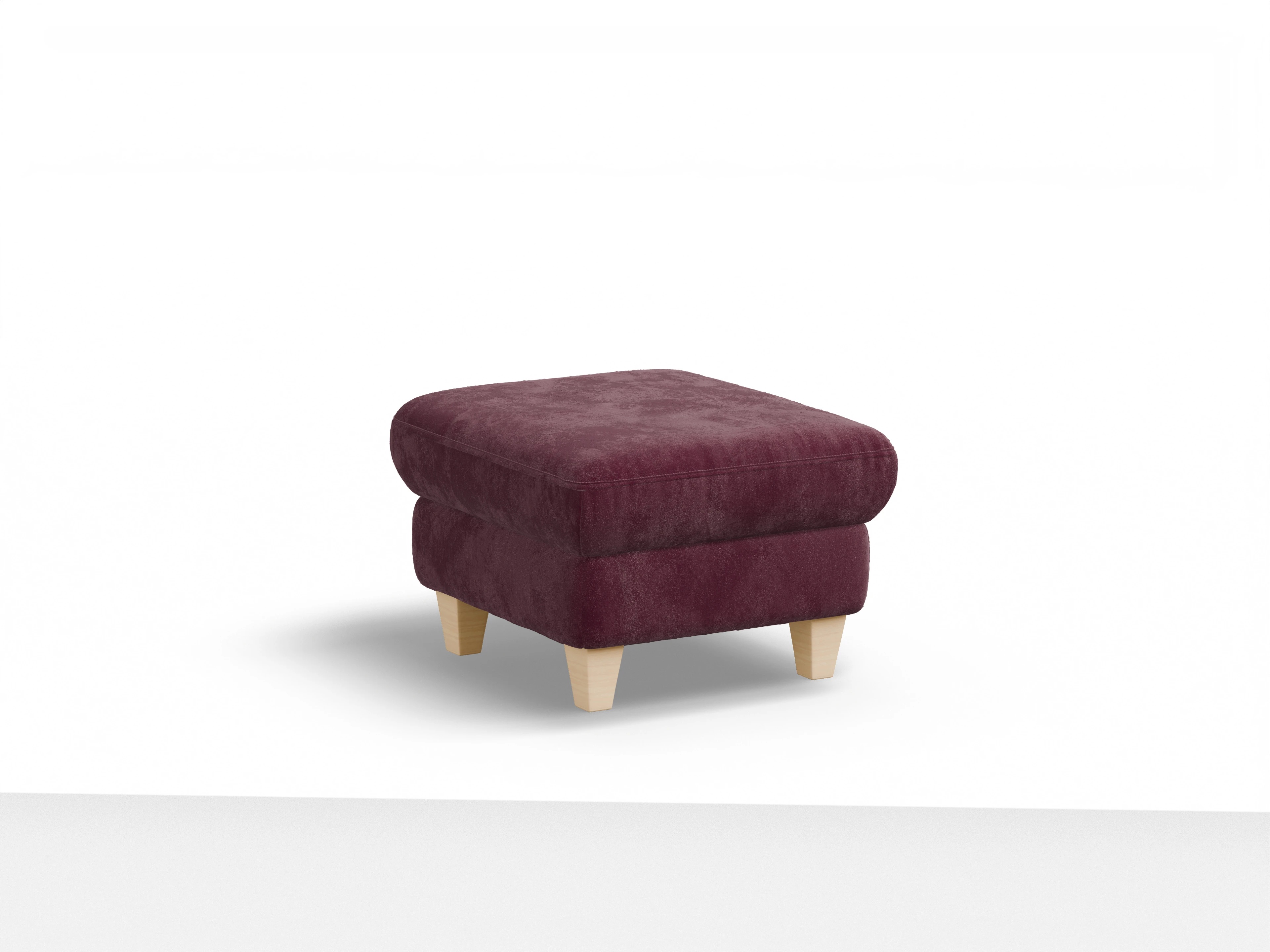 Ansicht des Produktes München Hocker in Stoff Blau