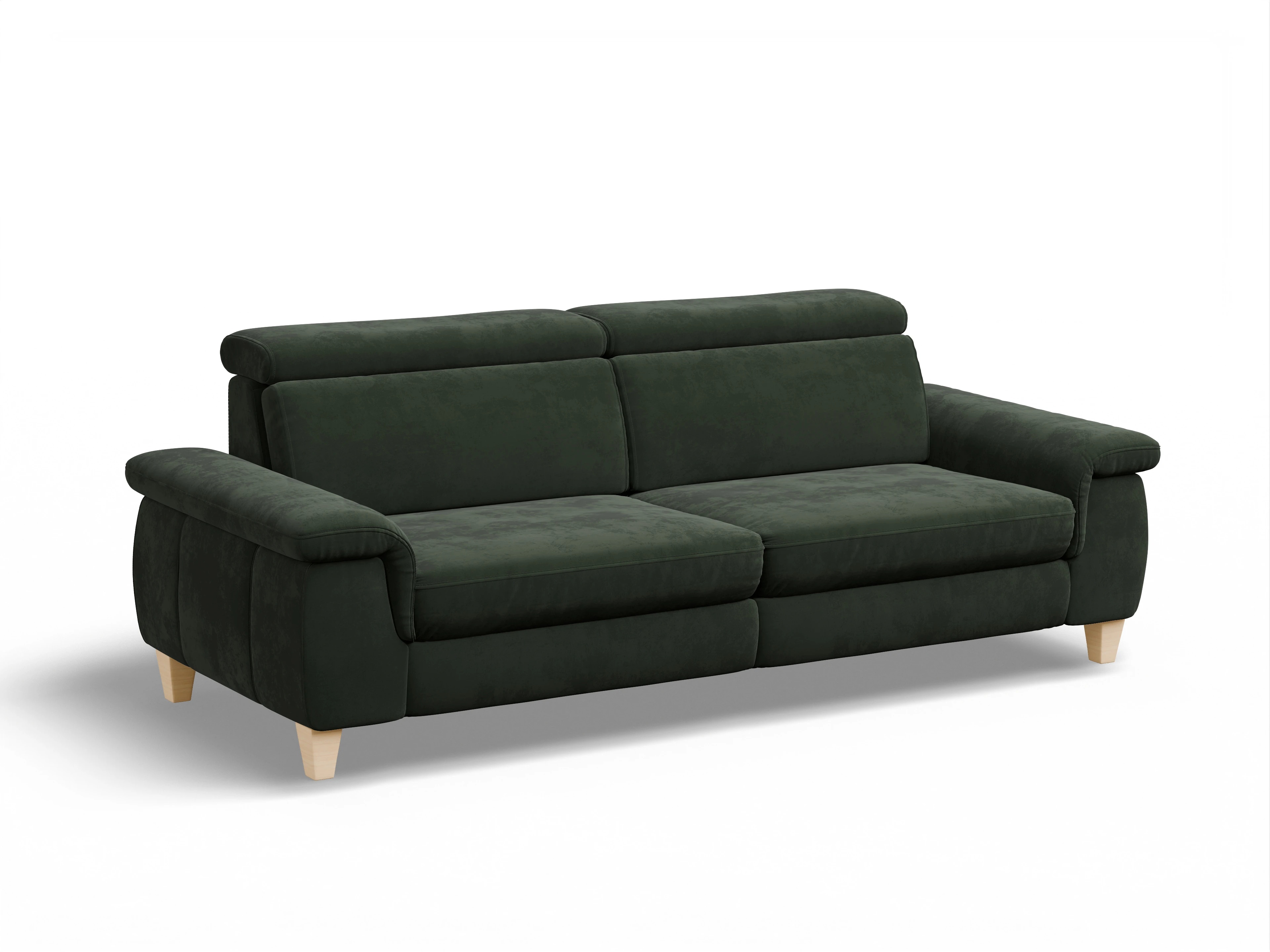 München 3-Sitzer Sofa Ansicht des Produktes München 3-Sitzer Sofa in Stoff Grün
