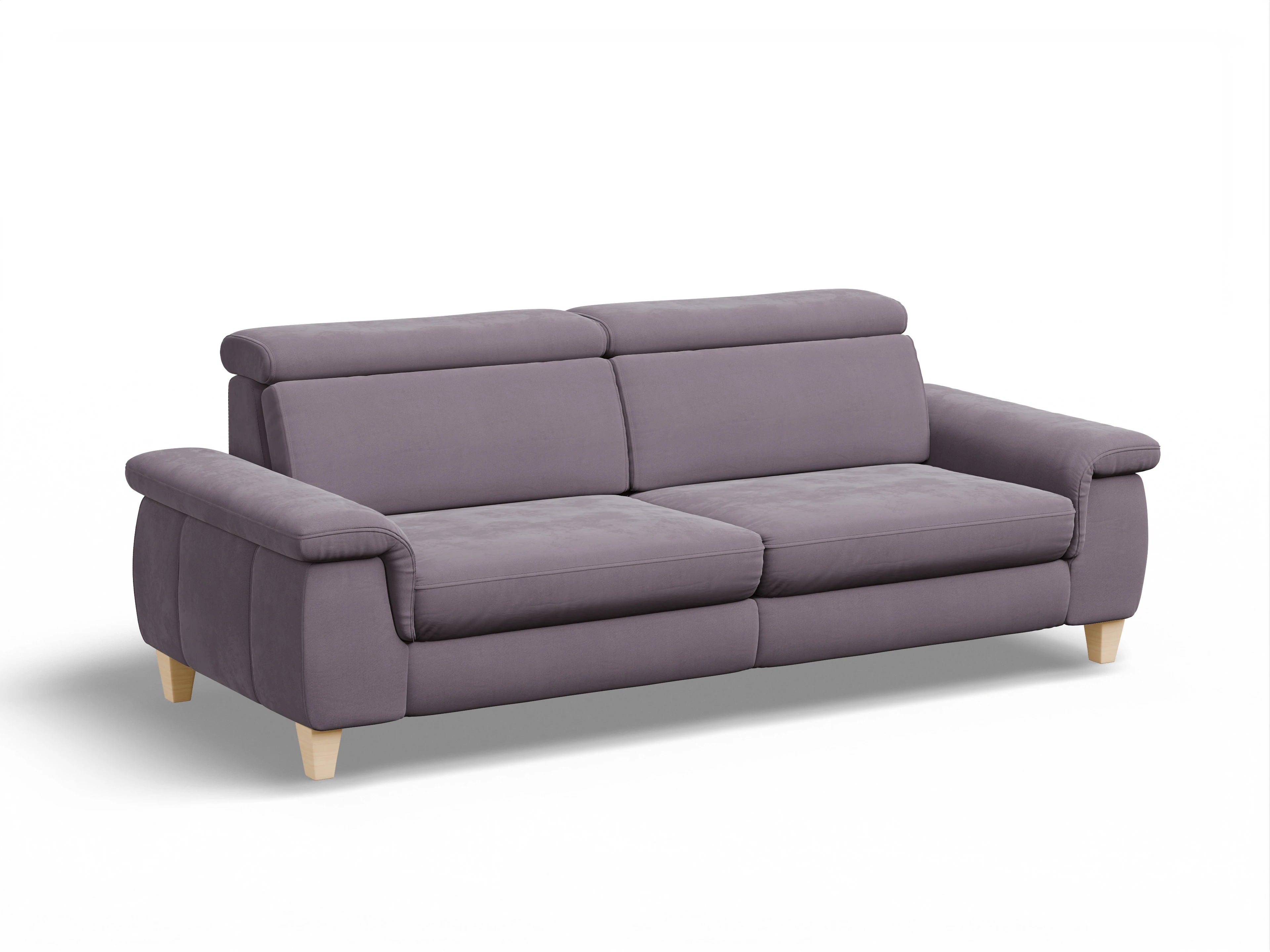 Ansicht des Produktes München 3-Sitzer Sofa in Stoff Lila