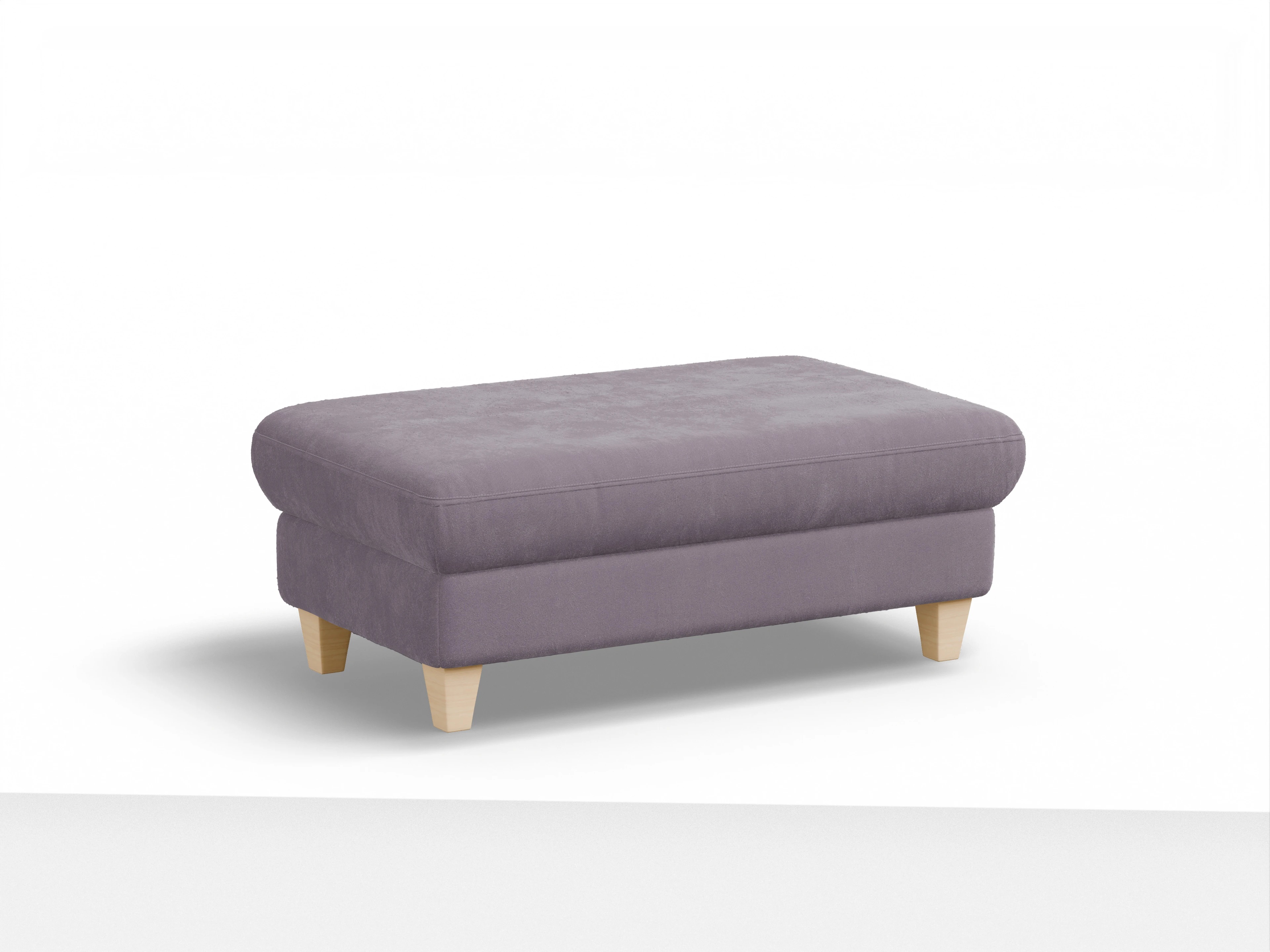 Ansicht des Produktes München Hocker in Stoff Lila