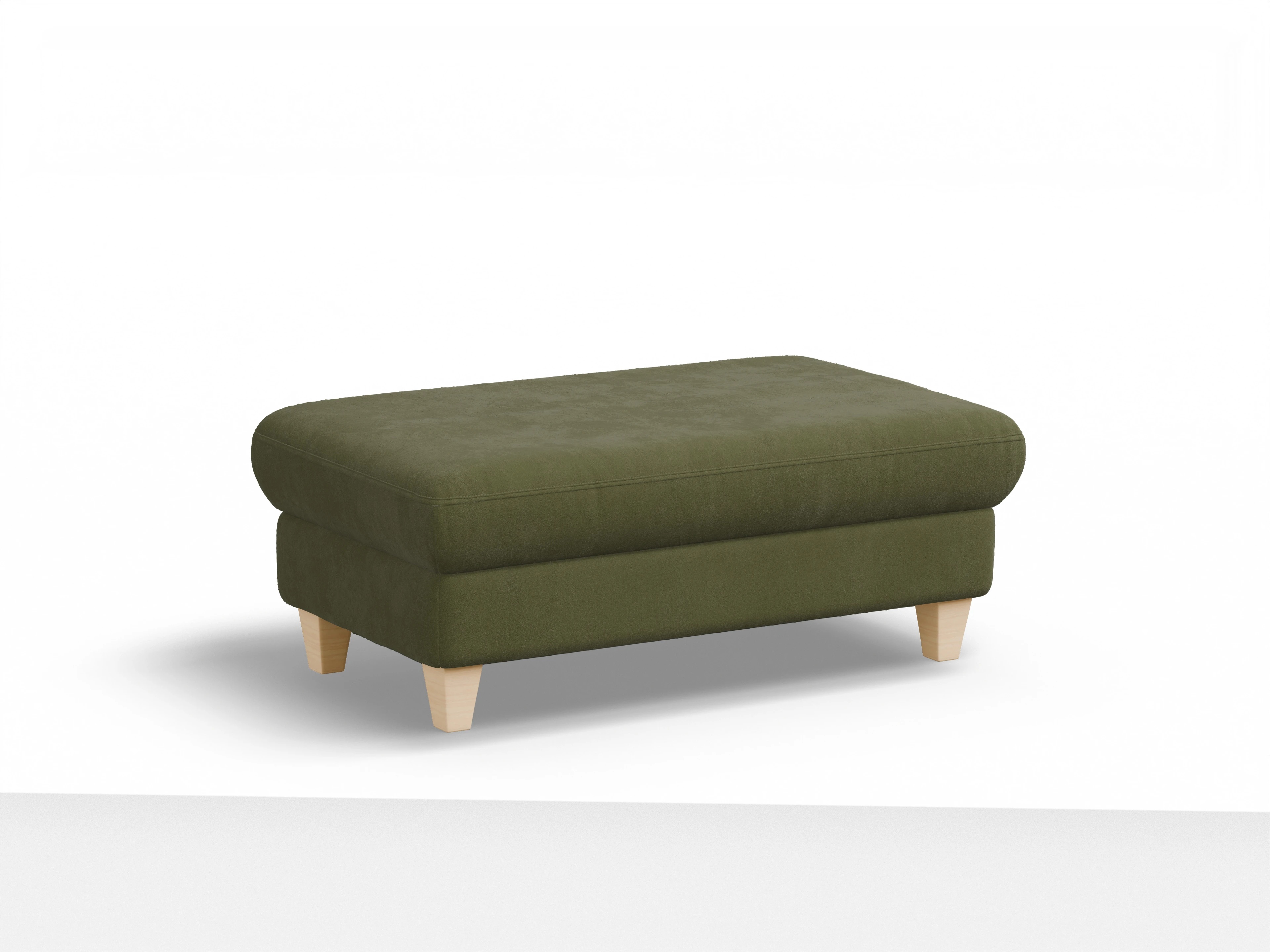 Ansicht des Produktes München Hocker in Stoff Grün