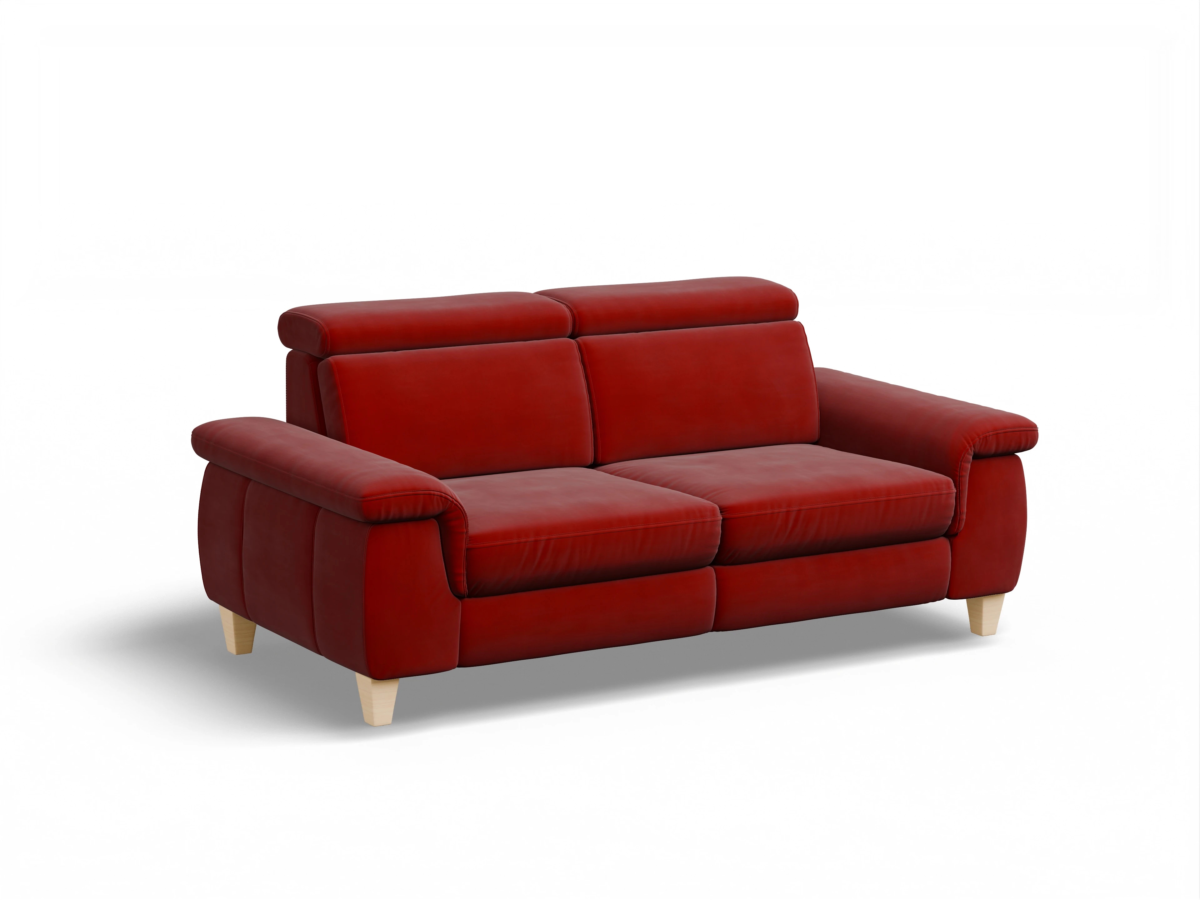 Ansicht des Produktes München 2,5-Sitzer Sofa in Stoff Rot