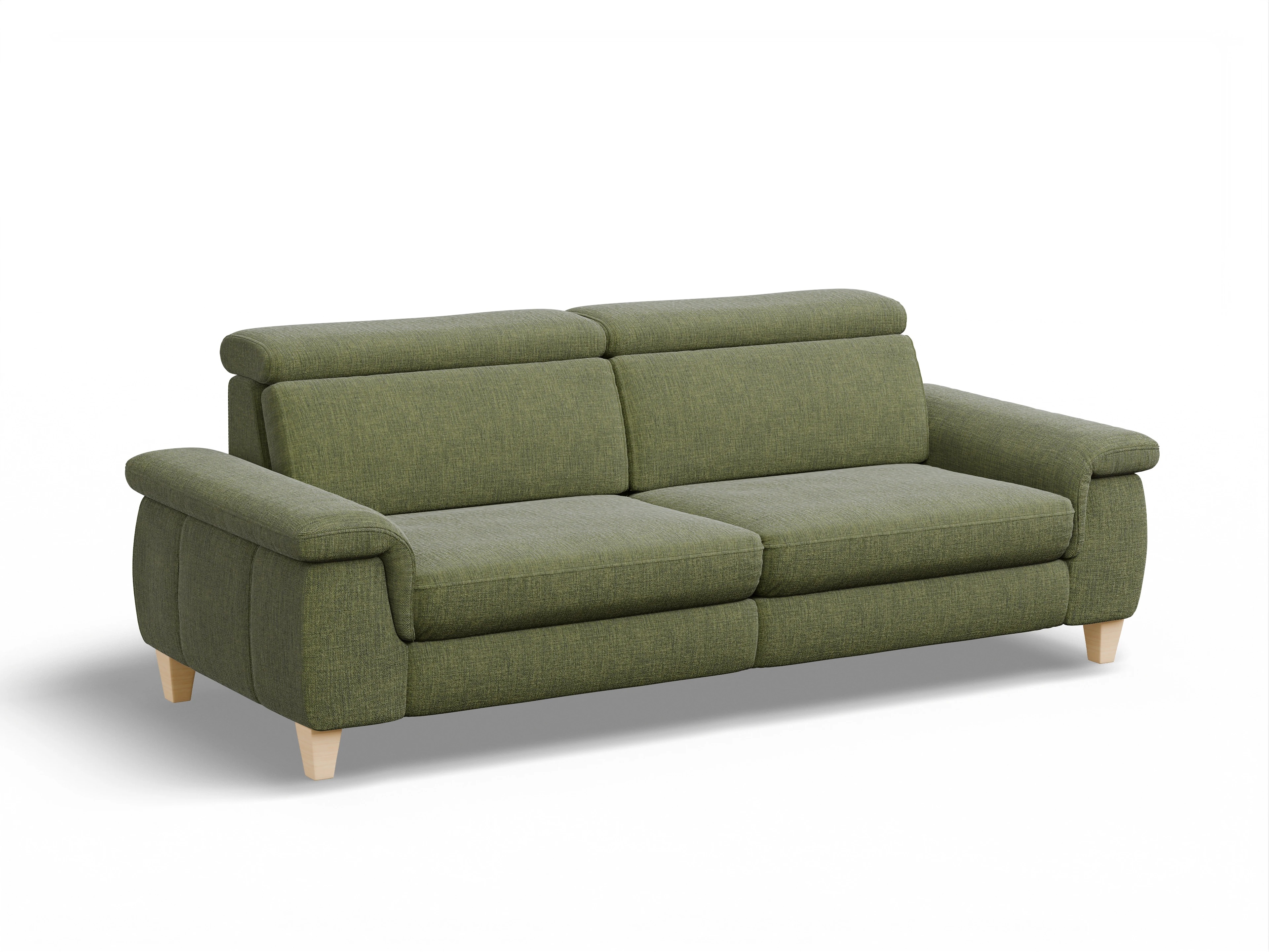 Ansicht des Produktes München 3-Sitzer Sofa in Stoff Grün