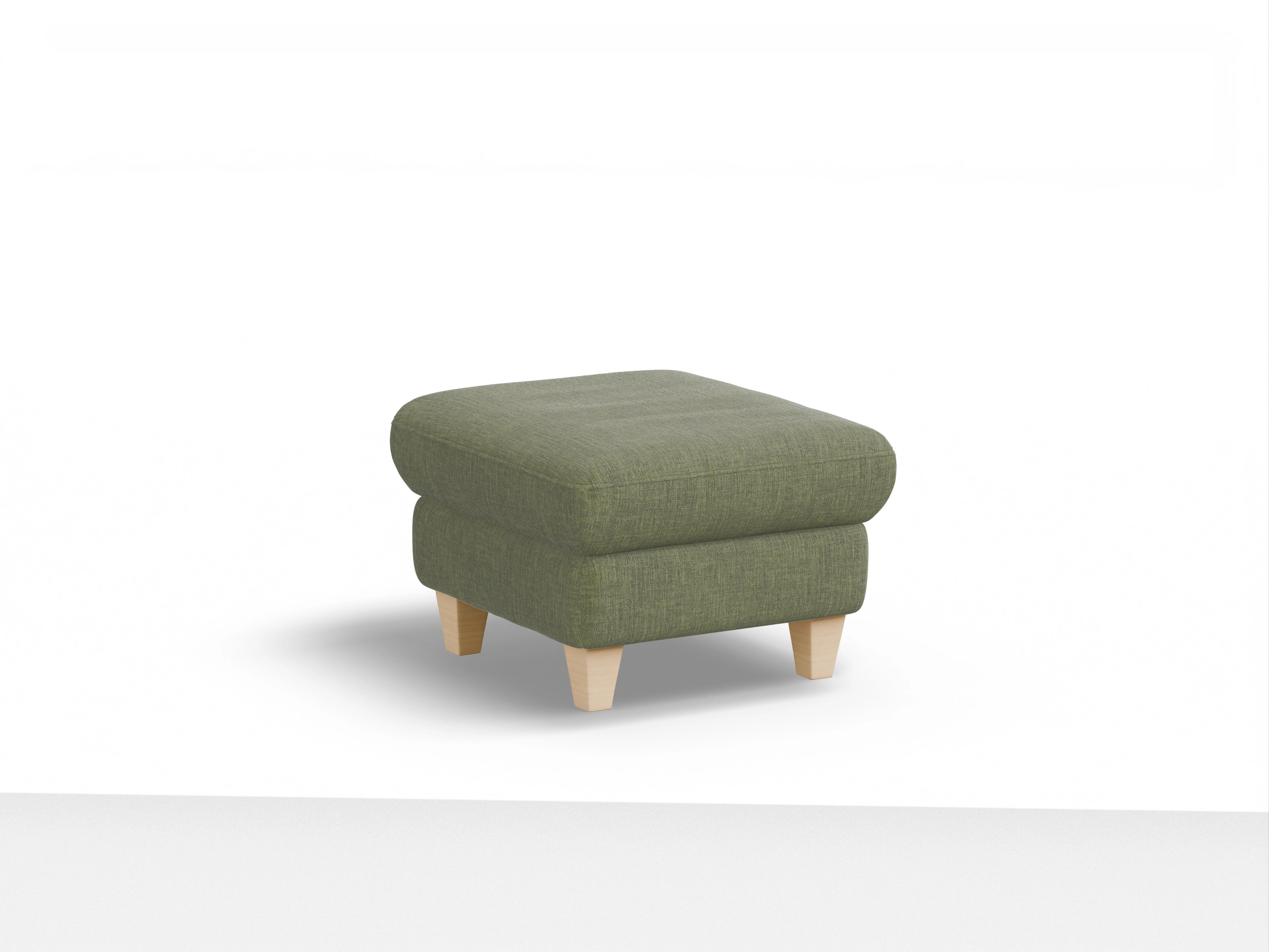 Ansicht des Produktes München Hocker in Stoff Grün
