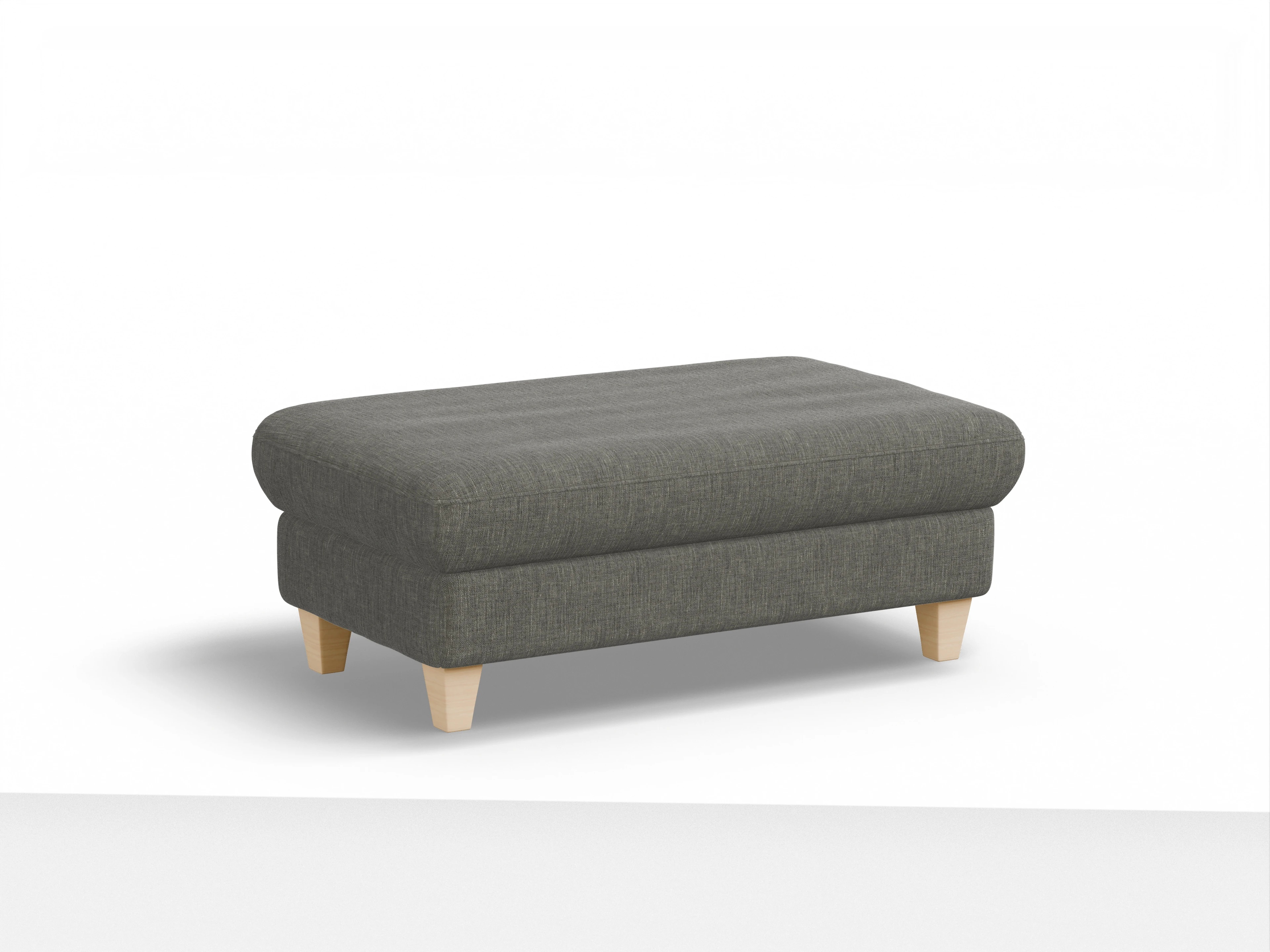 Ansicht des Produktes München Hocker in Stoff Braun