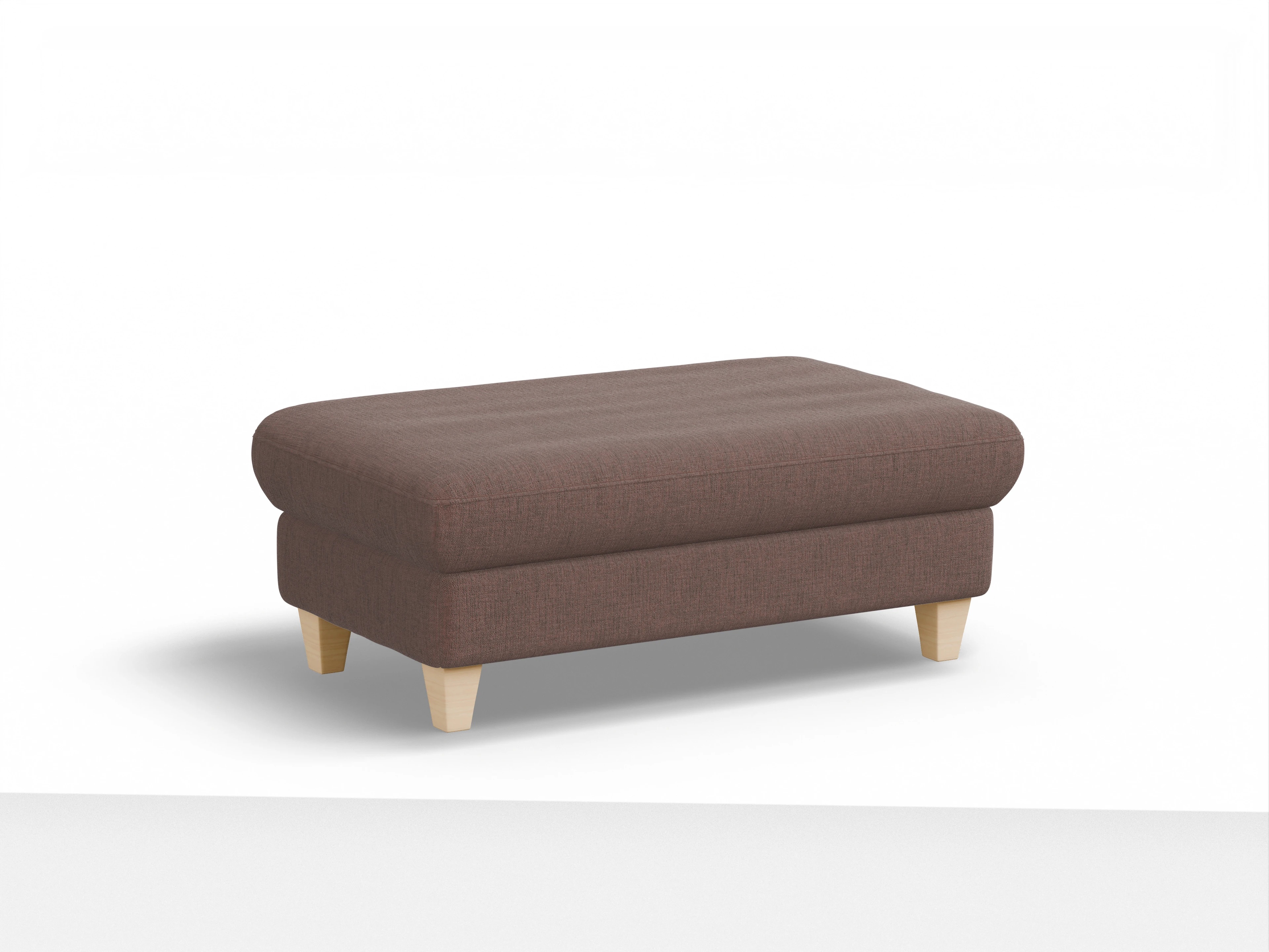 Ansicht des Produktes München Hocker in Stoff Orange
