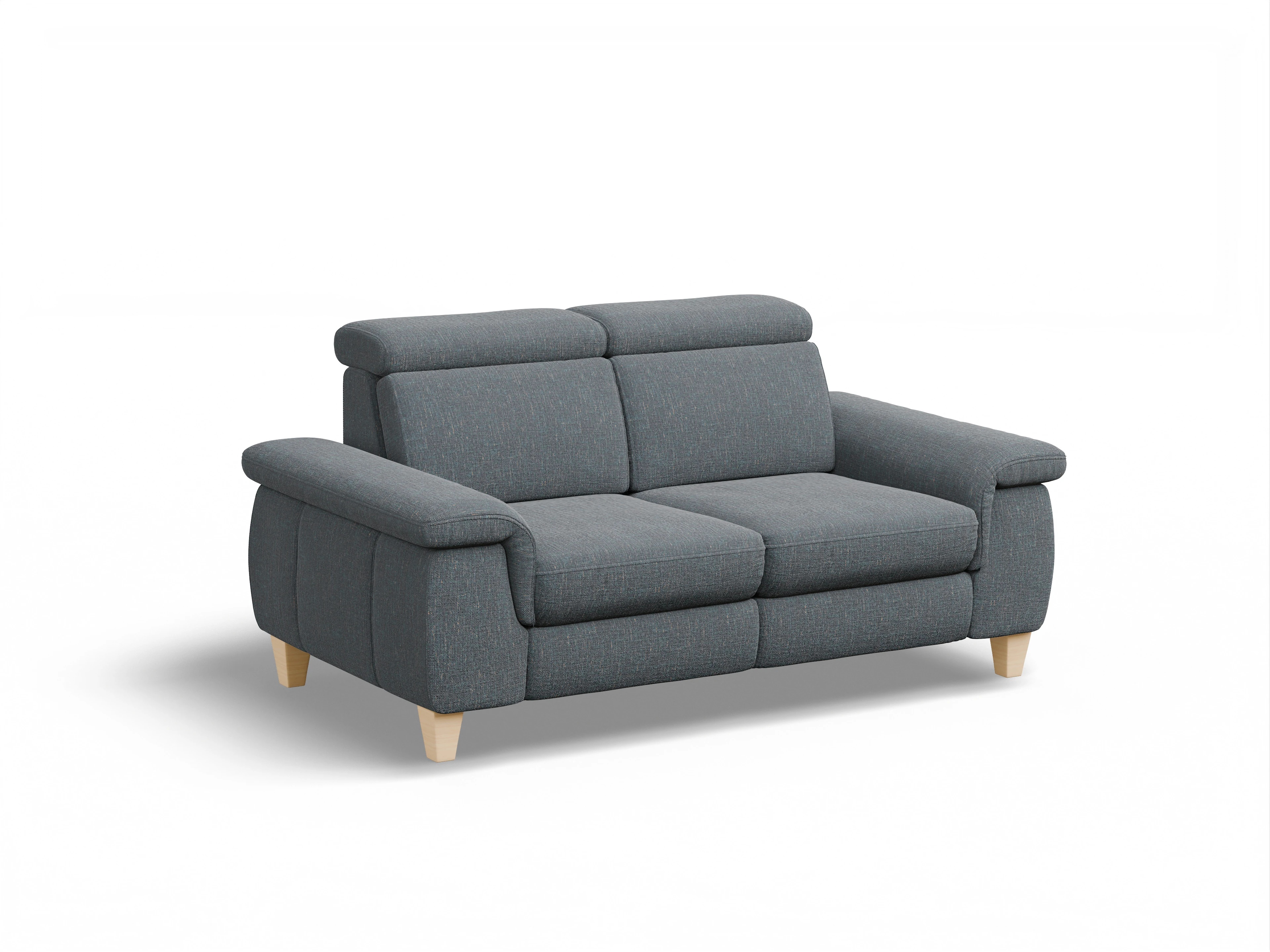 München 2-Sitzer Sofa Ansicht des Produktes München 2-Sitzer Sofa in Stoff Grau