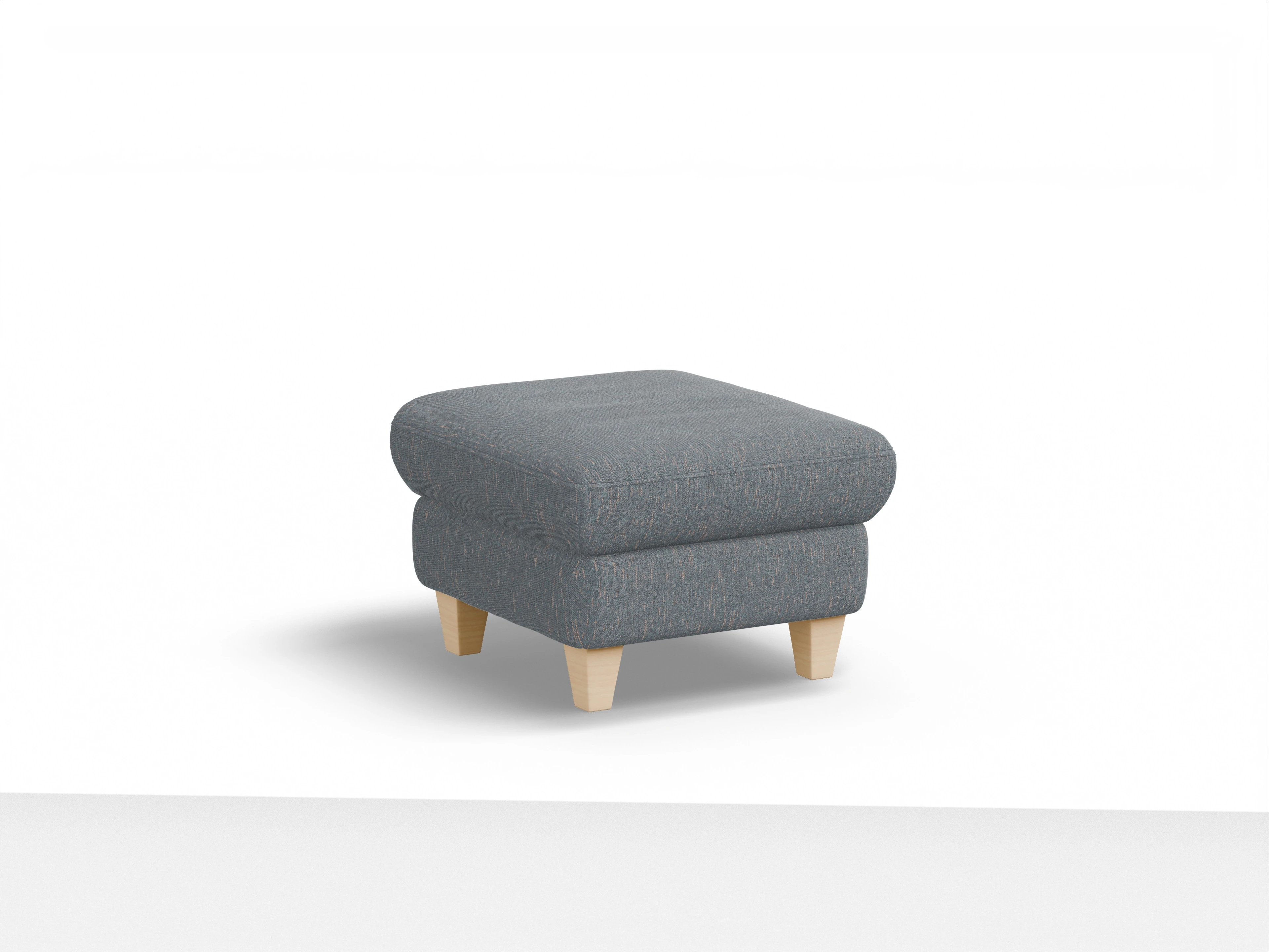 Ansicht des Produktes München Hocker in Stoff Grau