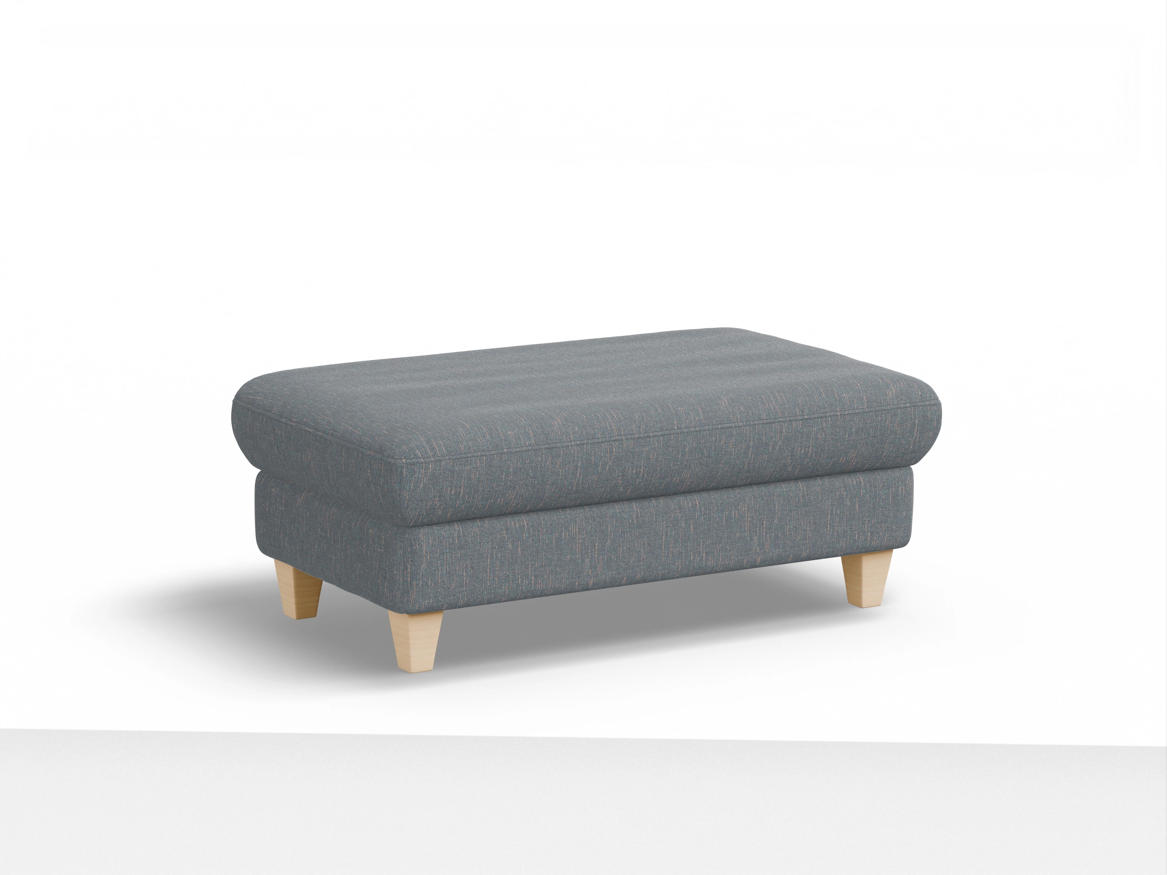 Ansicht des Produktes München Hocker in Stoff Grau