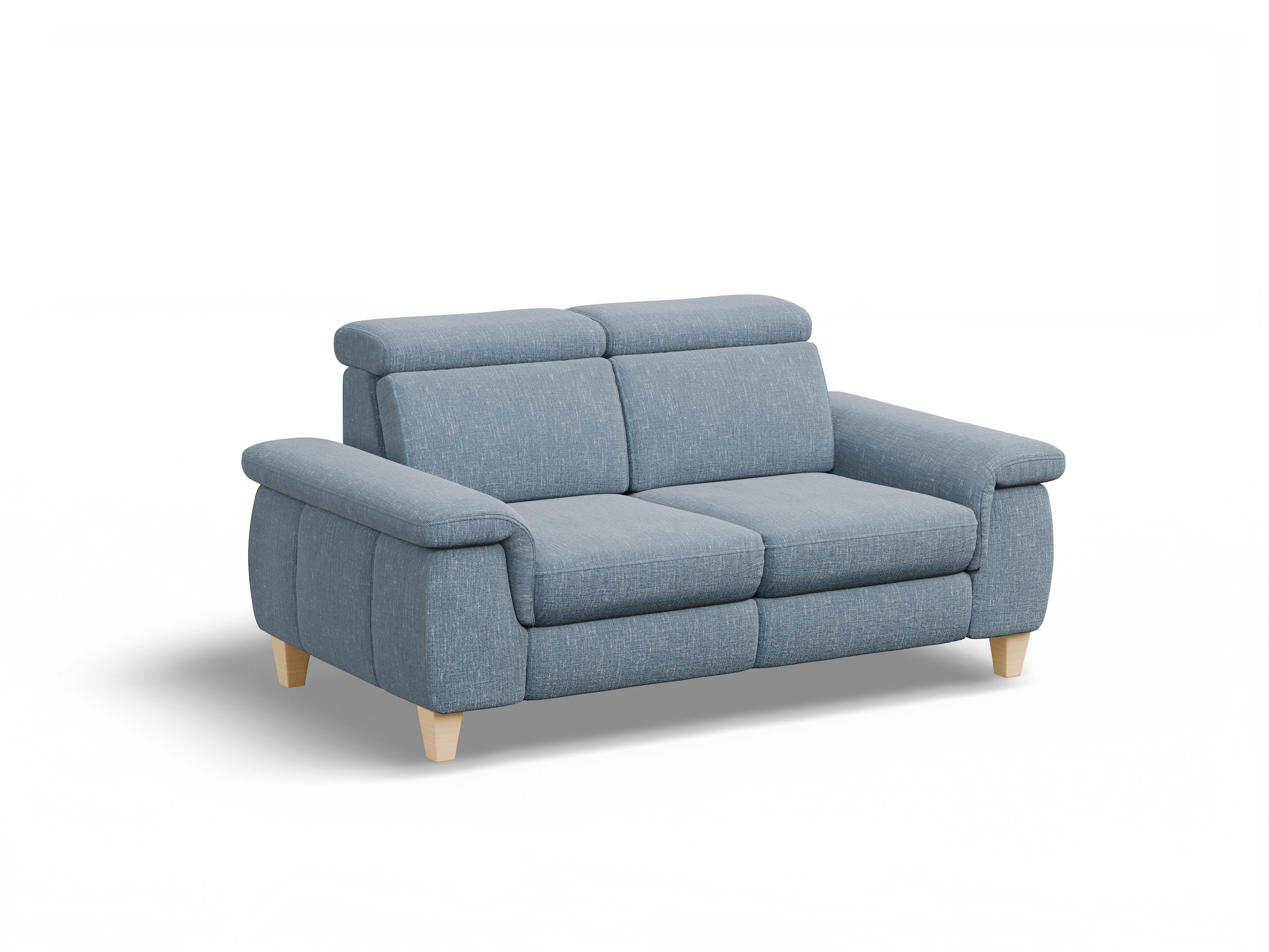 Ansicht des Produktes München 2-Sitzer Sofa in Stoff Blau
