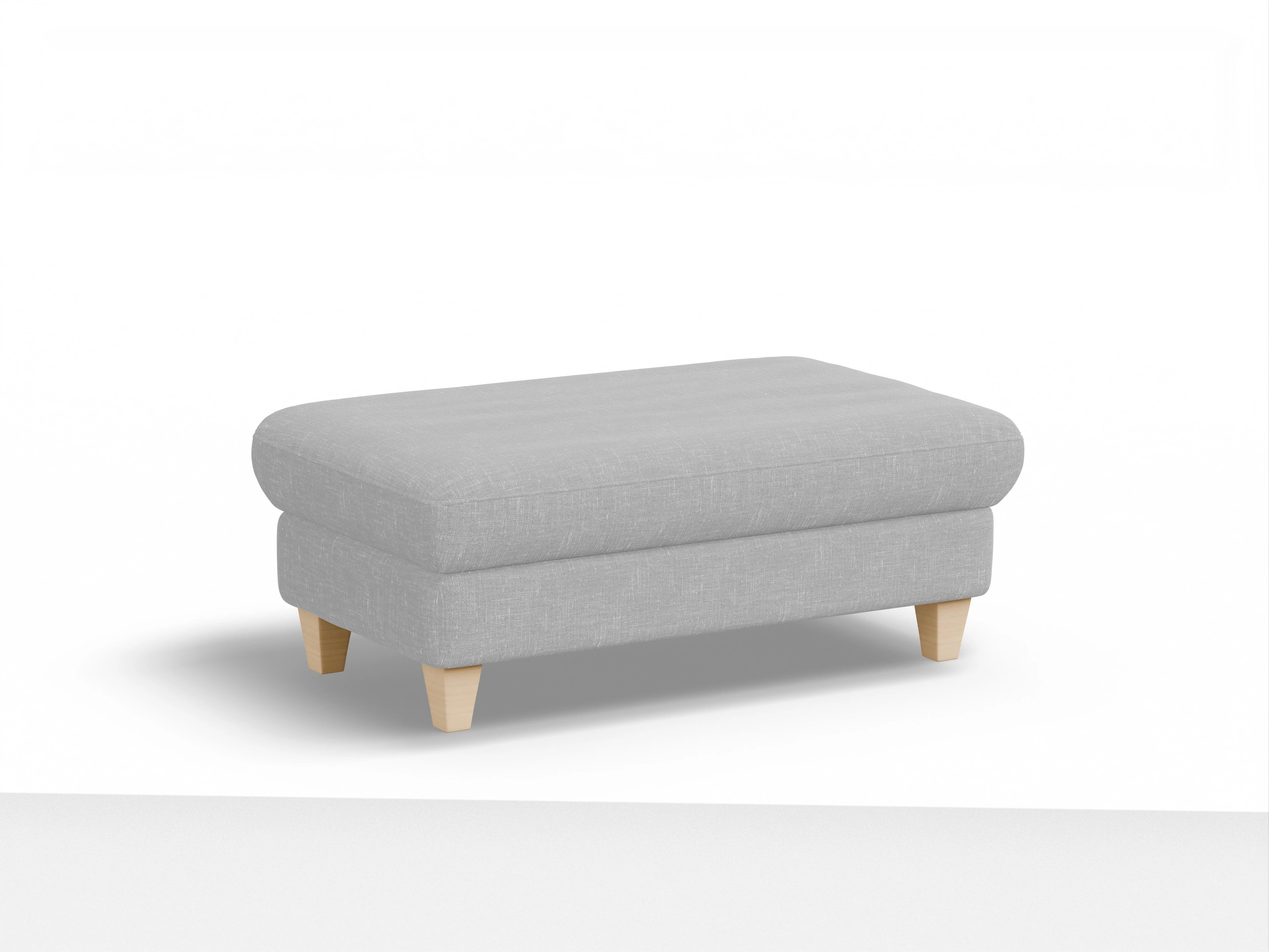 Ansicht des Produktes München Hocker in Stoff Grau