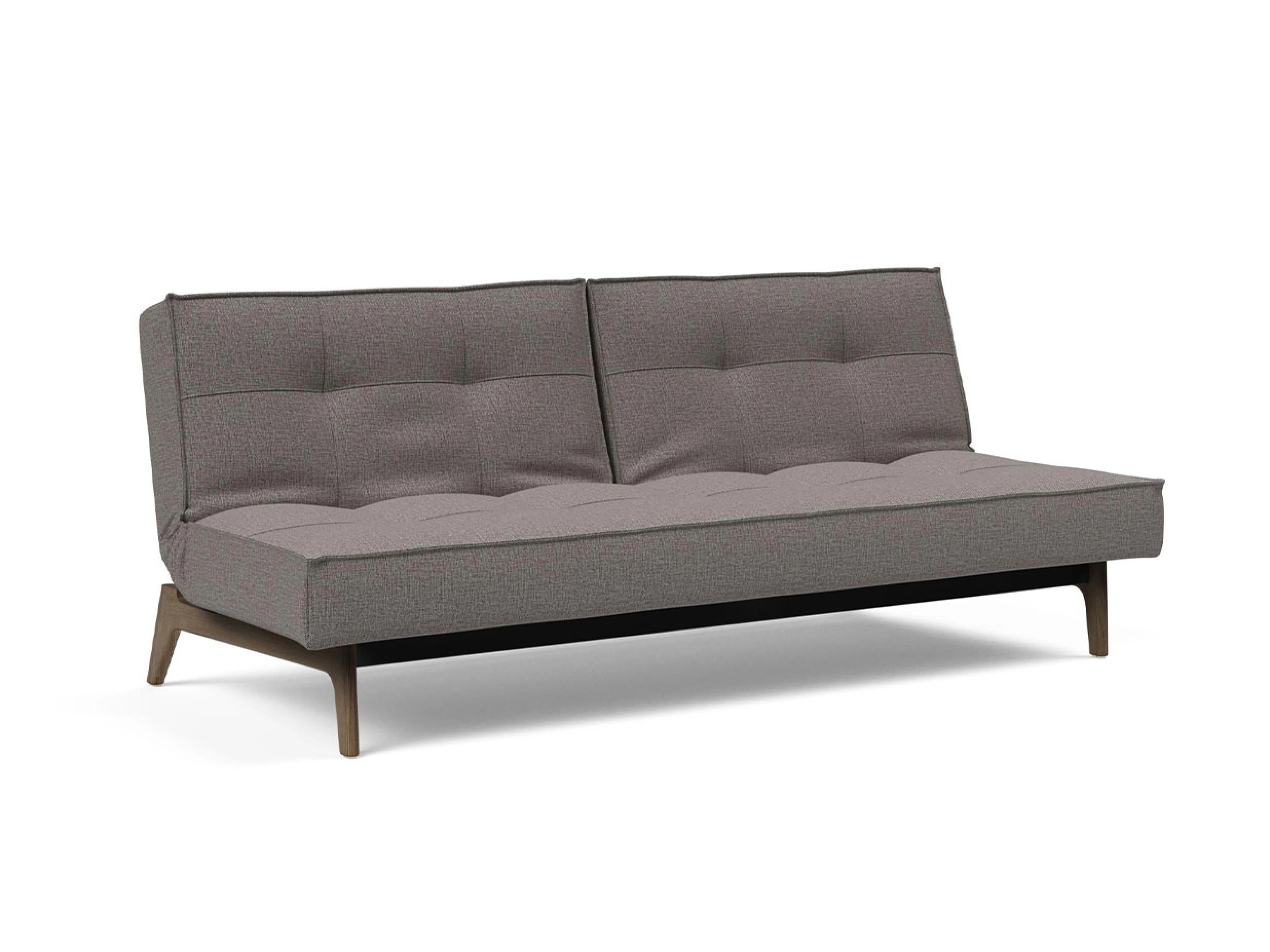 Ansicht des Produktes Splitback Schlafsofa Querschläfer in Stoff Grau
