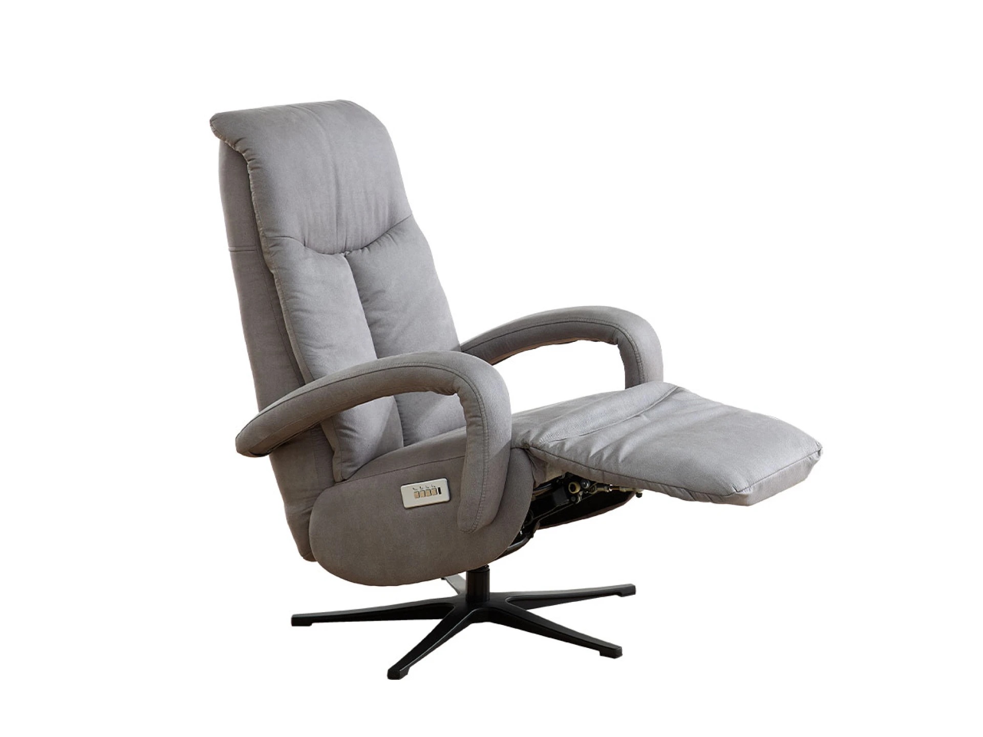 Ansicht des Produktes Deluxe Stoff Fernsehsessel in Stoff Grau