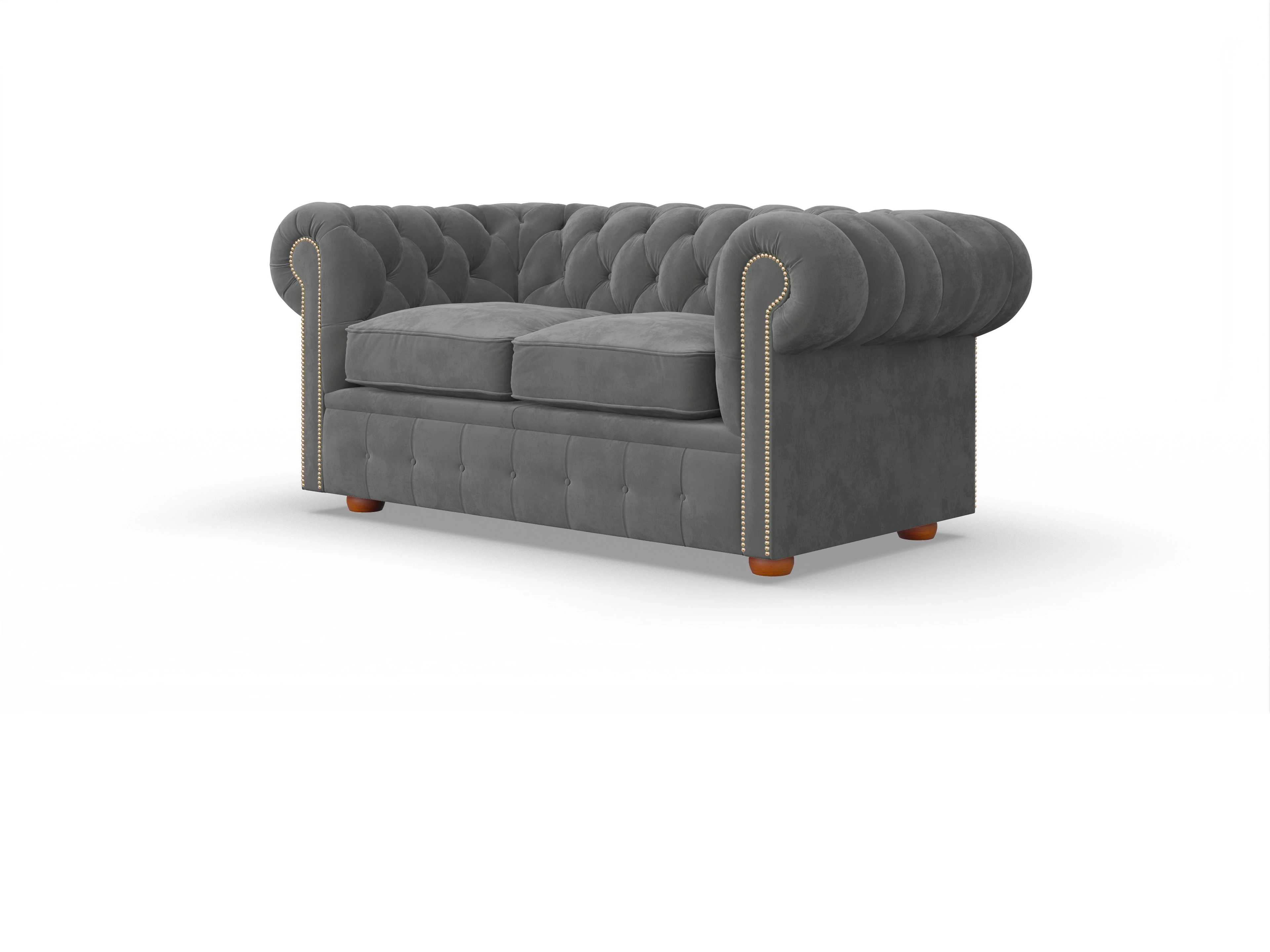 Ansicht des Produktes Brighton 2-Sitzer Sofa in Stoff Grau