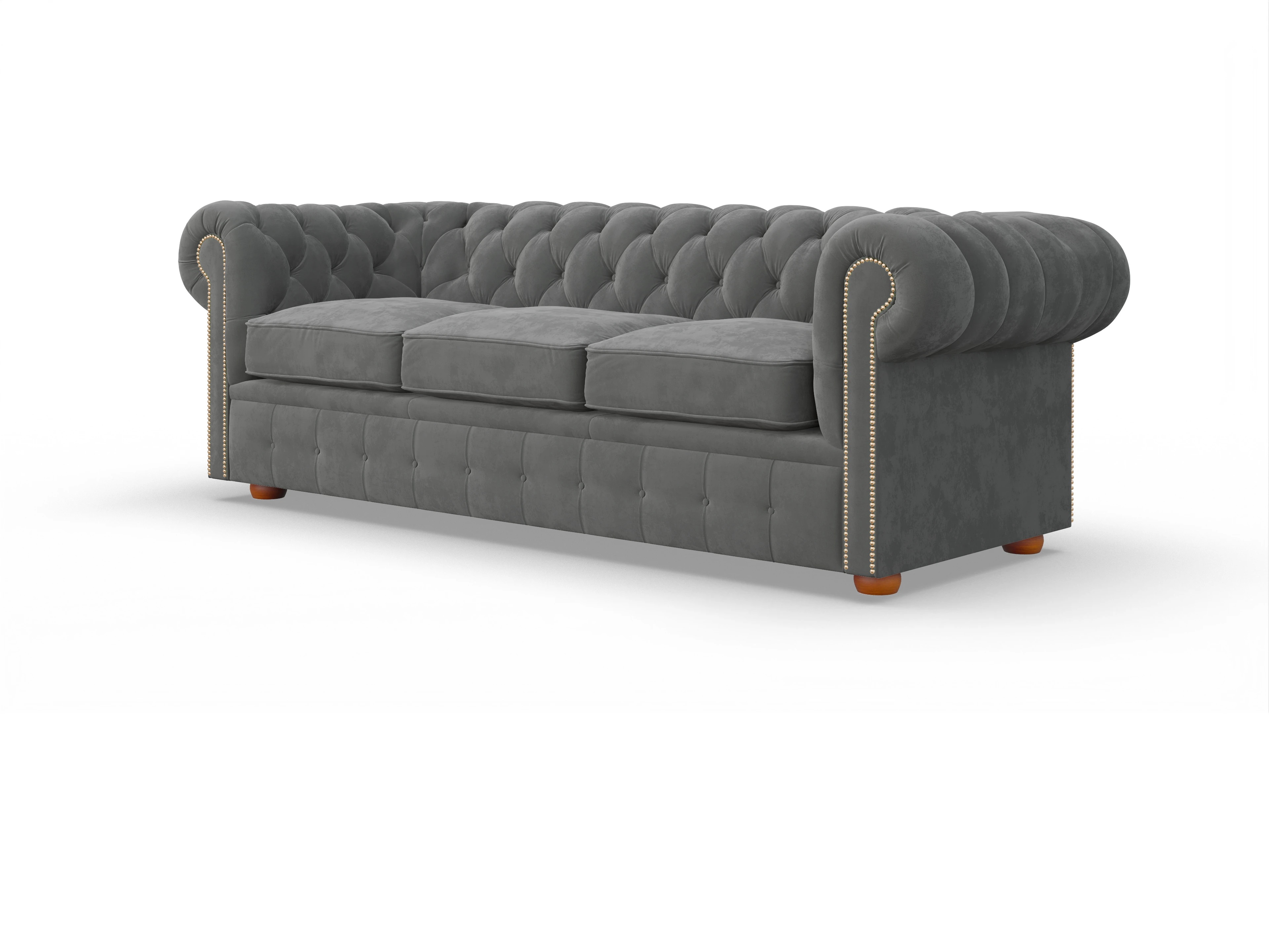 Ansicht des Produktes Brighton 3,5-Sitzer Sofa in Stoff Grau