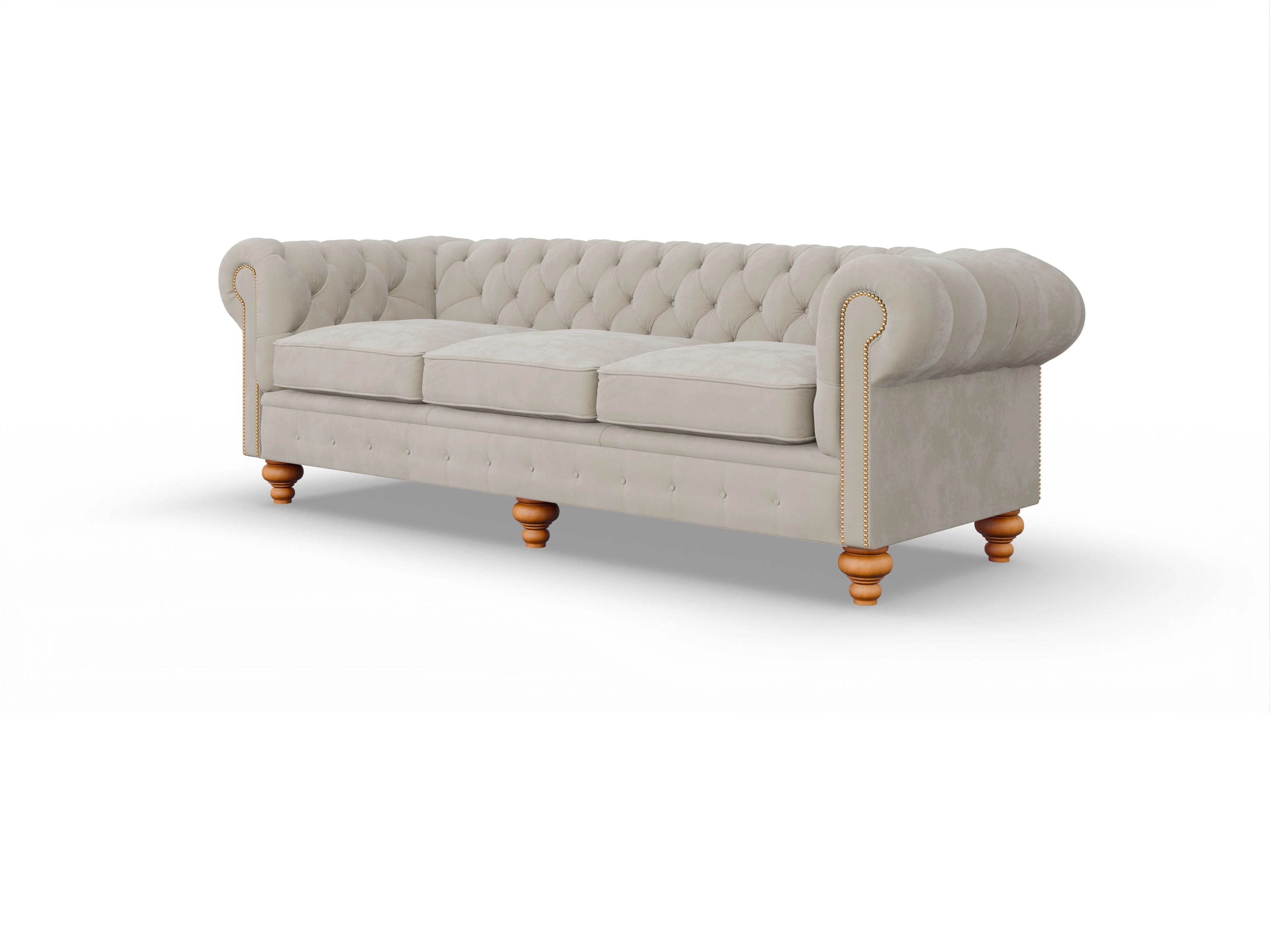 Chesterfield Trafalgar 4-Sitzer Ansicht des Produktes Trafalgar 4-Sitzer Sofa in Stoff Beige