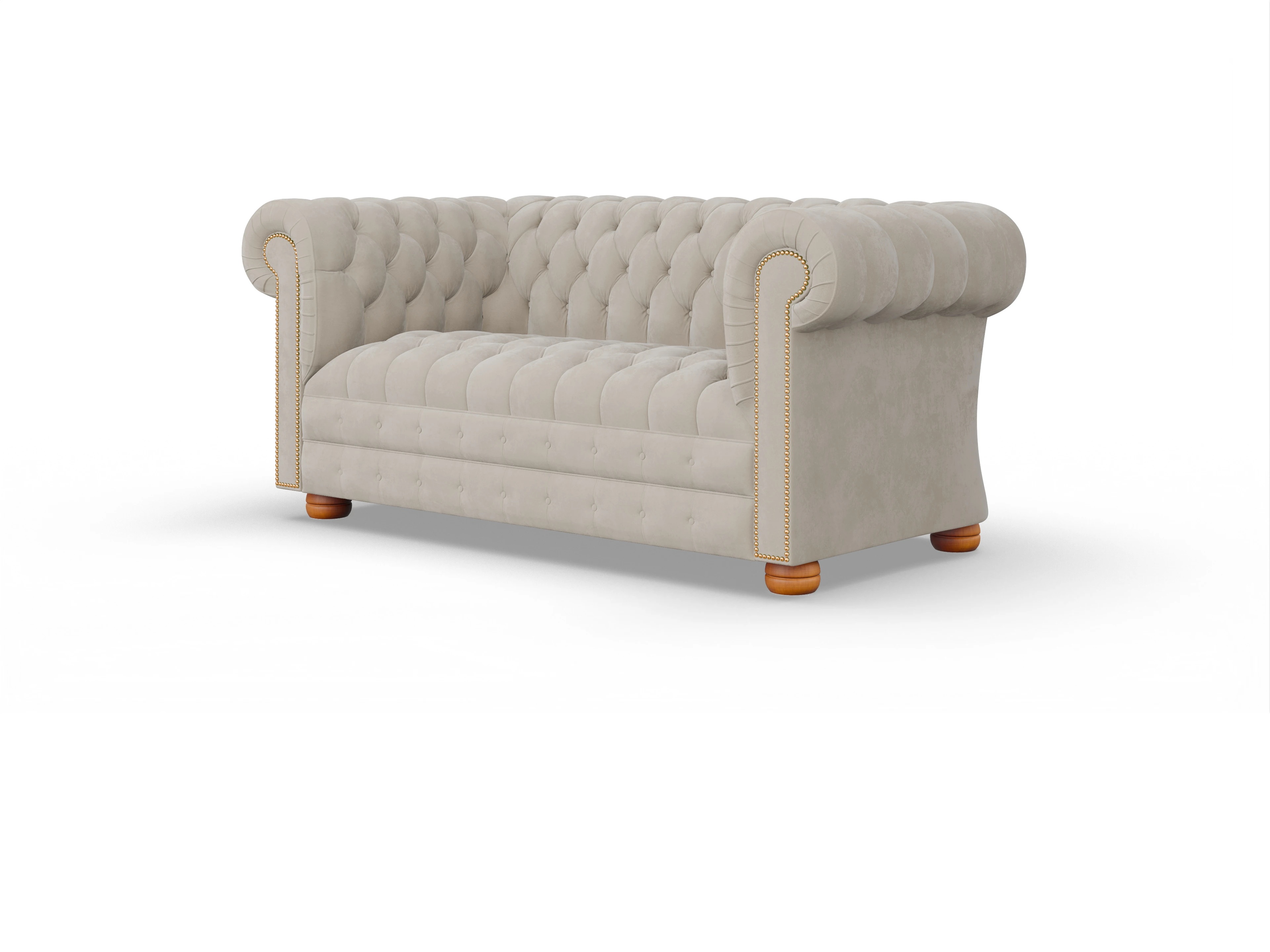 Chesterfield Osmond 2-Sitzer Ansicht des Produktes Osmond 2-Sitzer Sofa in Stoff Beige