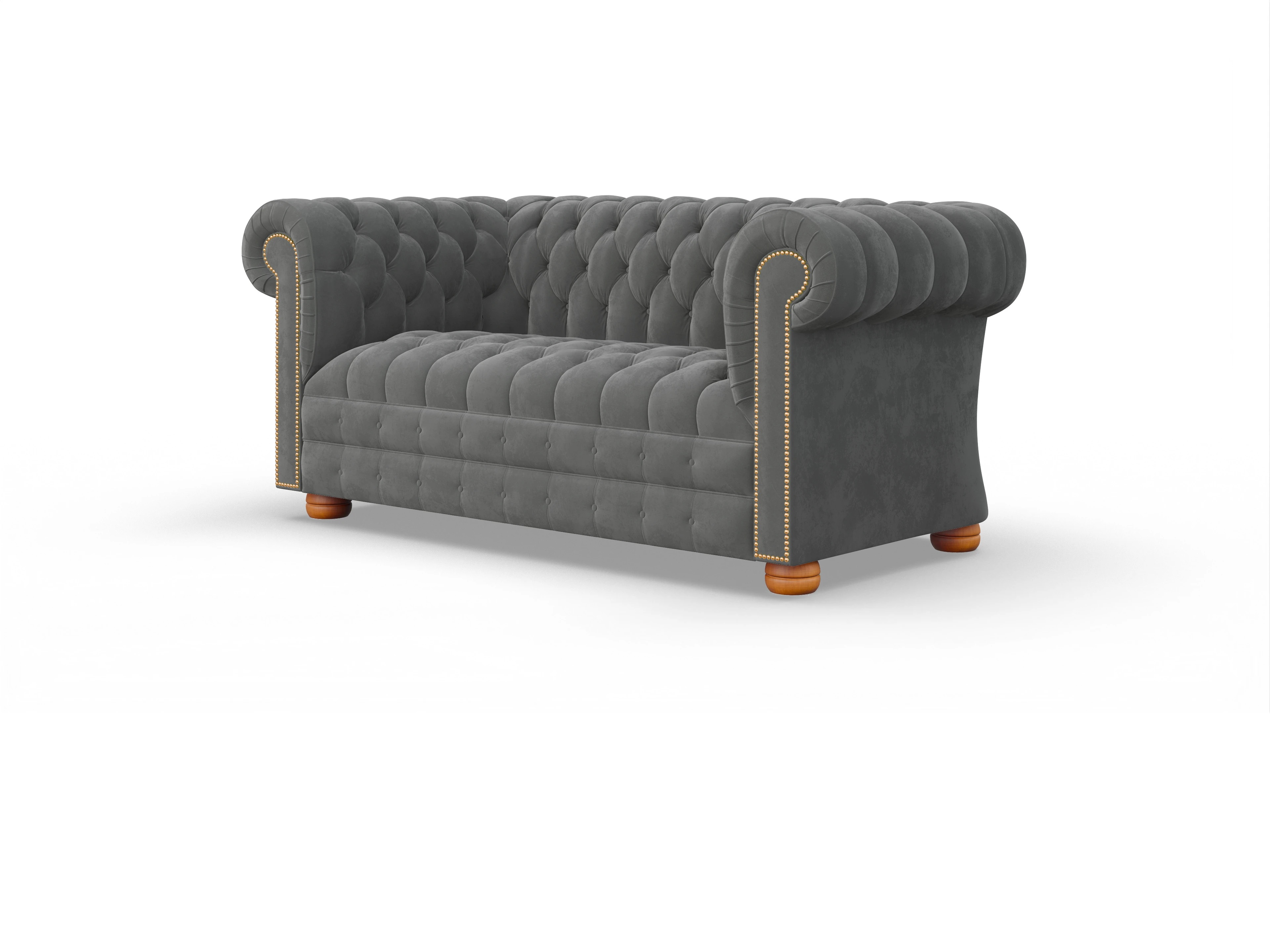 Ansicht des Produktes Osmond 2-Sitzer Sofa in Stoff Grau