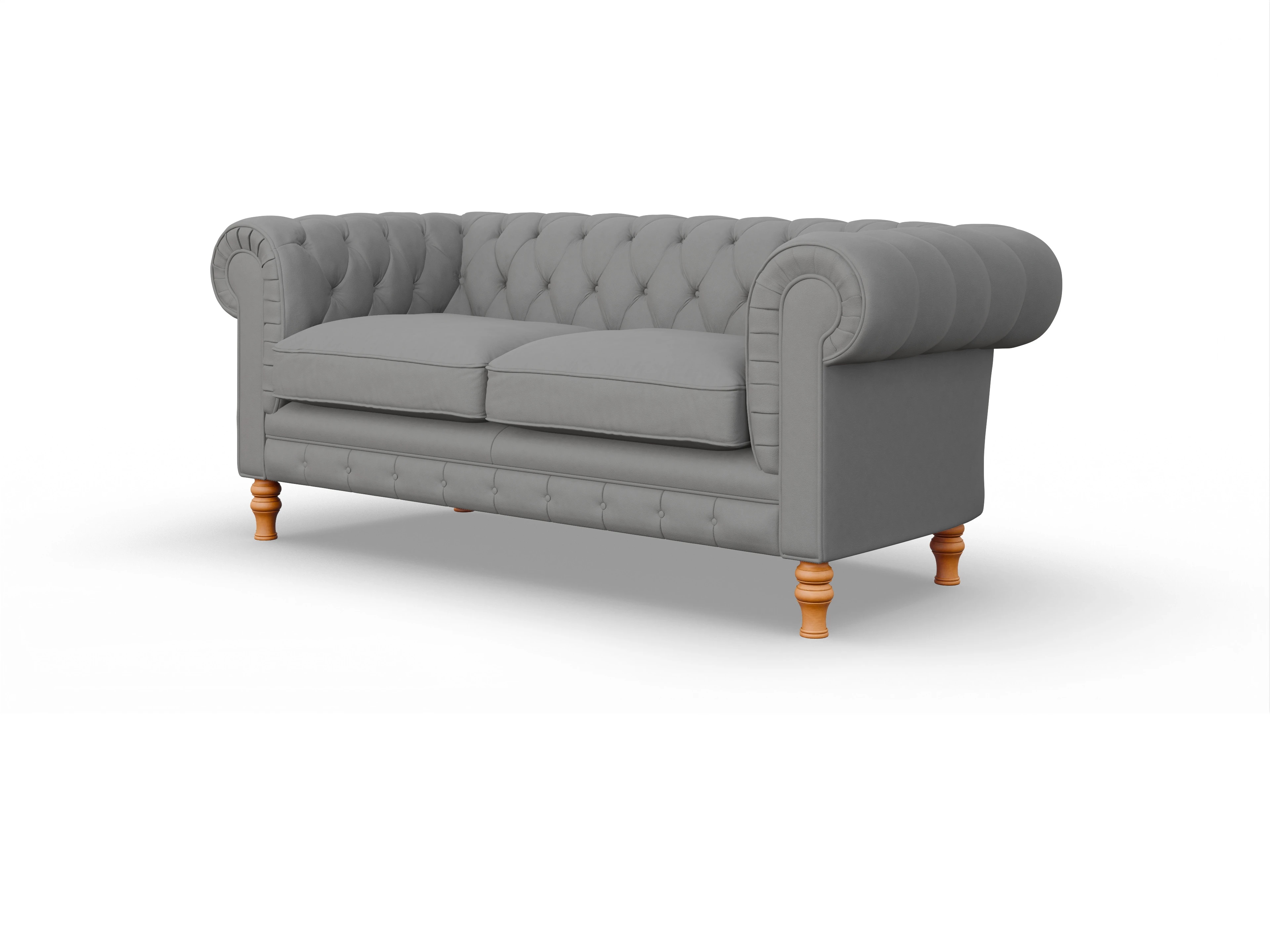 Ansicht des Produktes Countess 2-Sitzer Sofa in Leder Grau