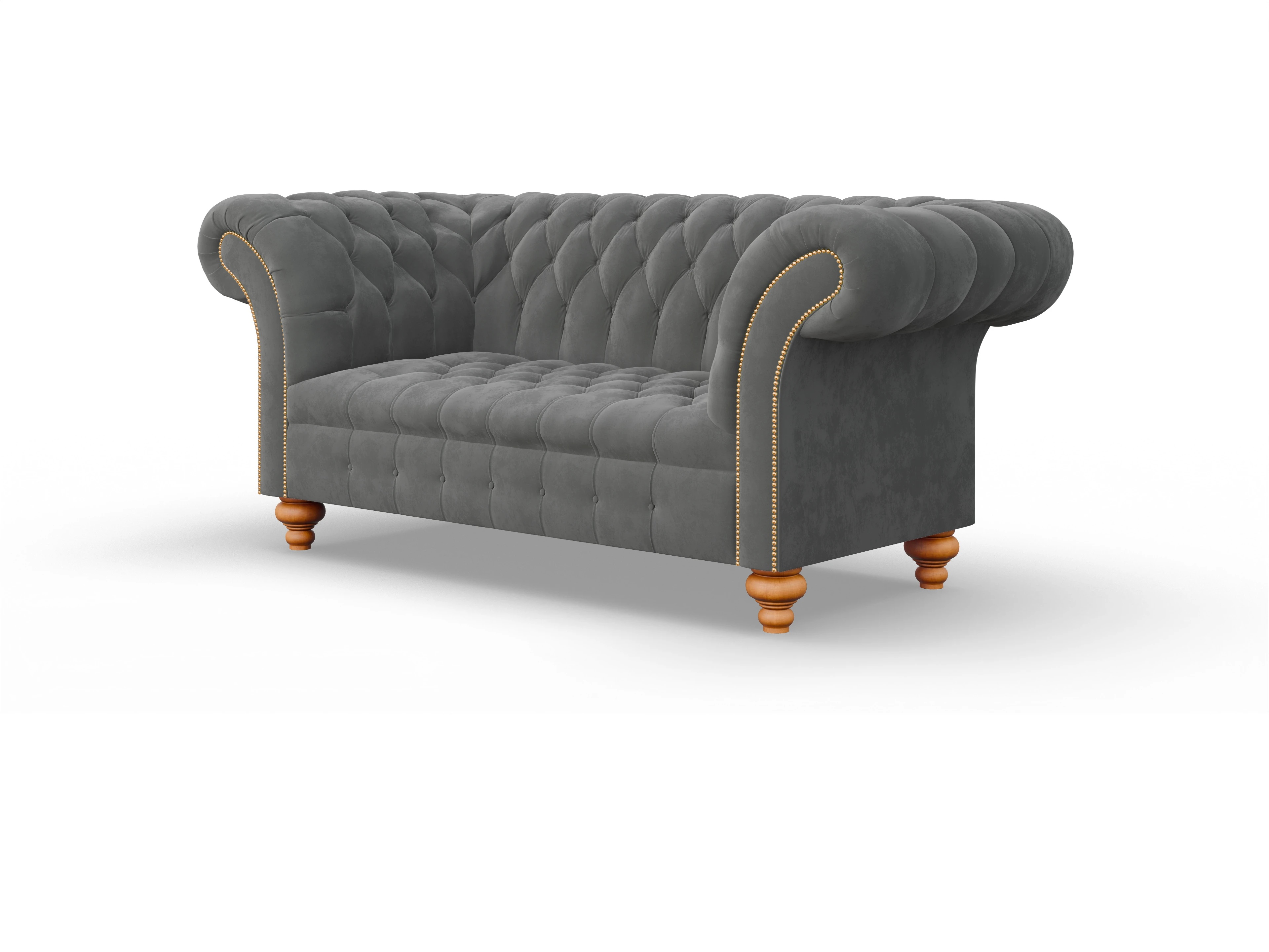 Ansicht des Produktes Mayfair 2-Sitzer Sofa in Stoff Grau